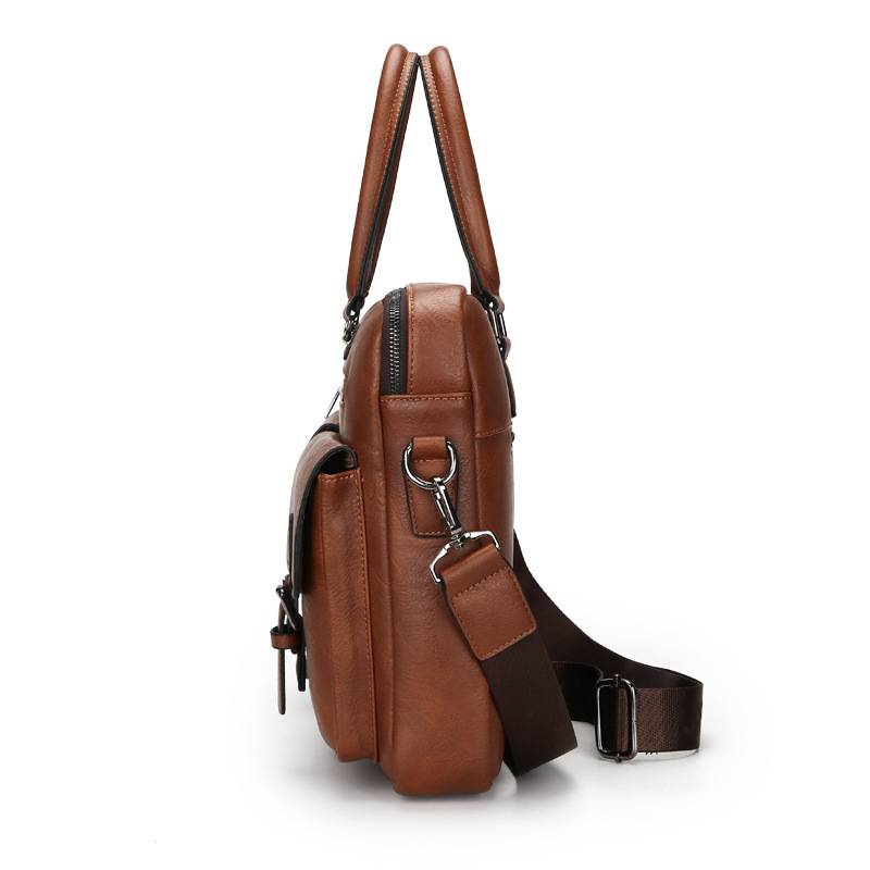 PU Leather Handheld Computer Crossbody Bag 4