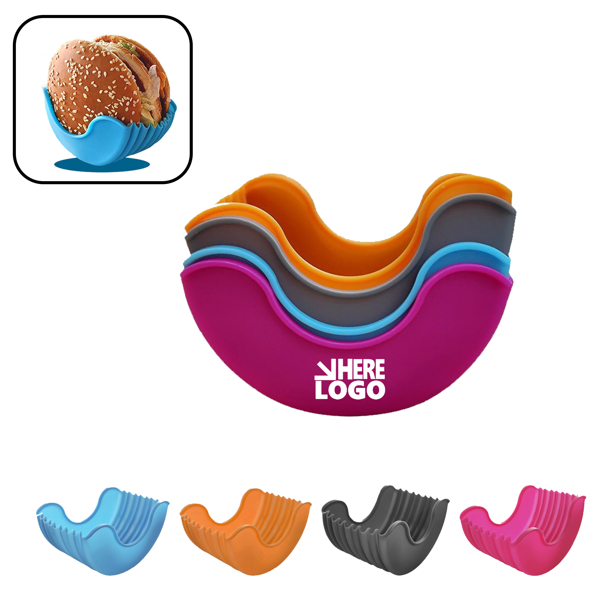 Reusable Hamburger Stand 2