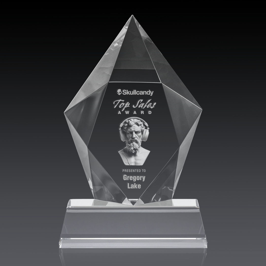 Devron 3D Award on Base - Clear 6