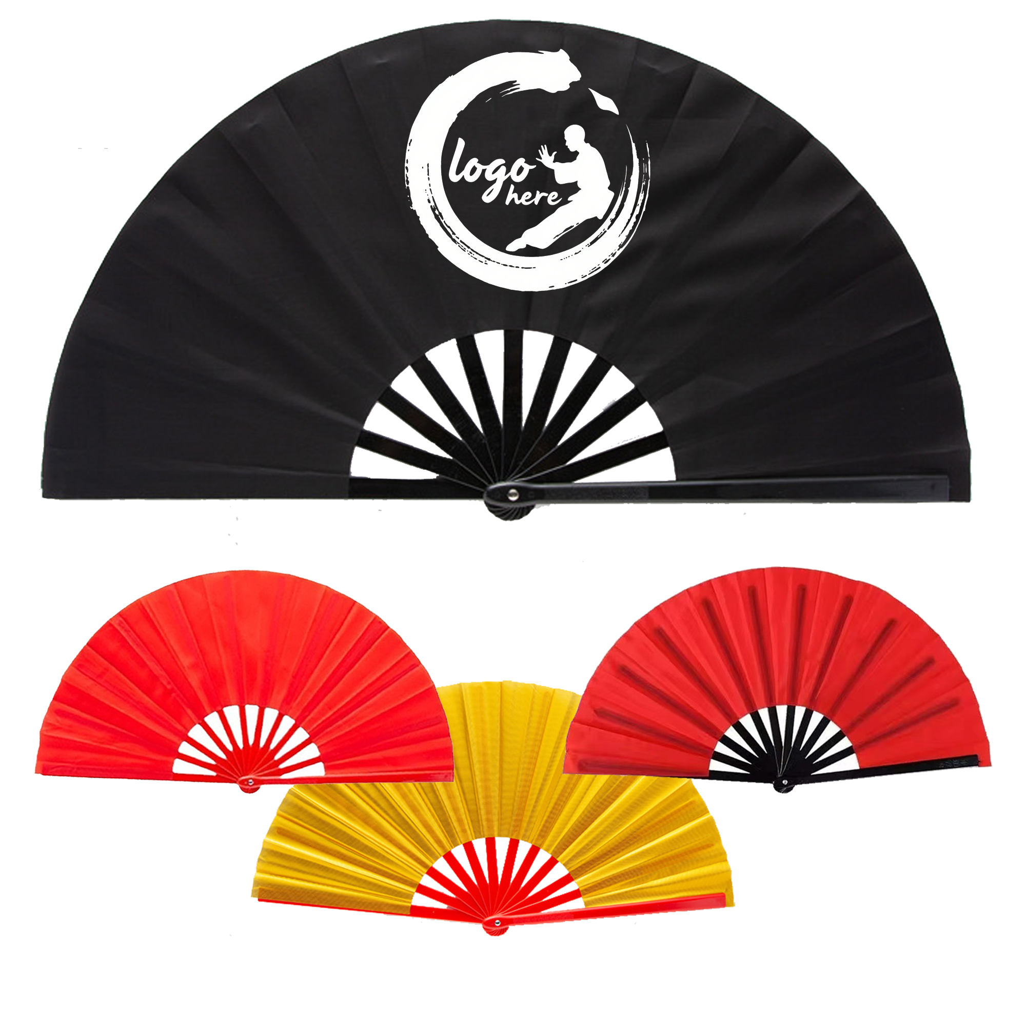 Heavy-Duty Double Sided Oversized Dance Fan 5