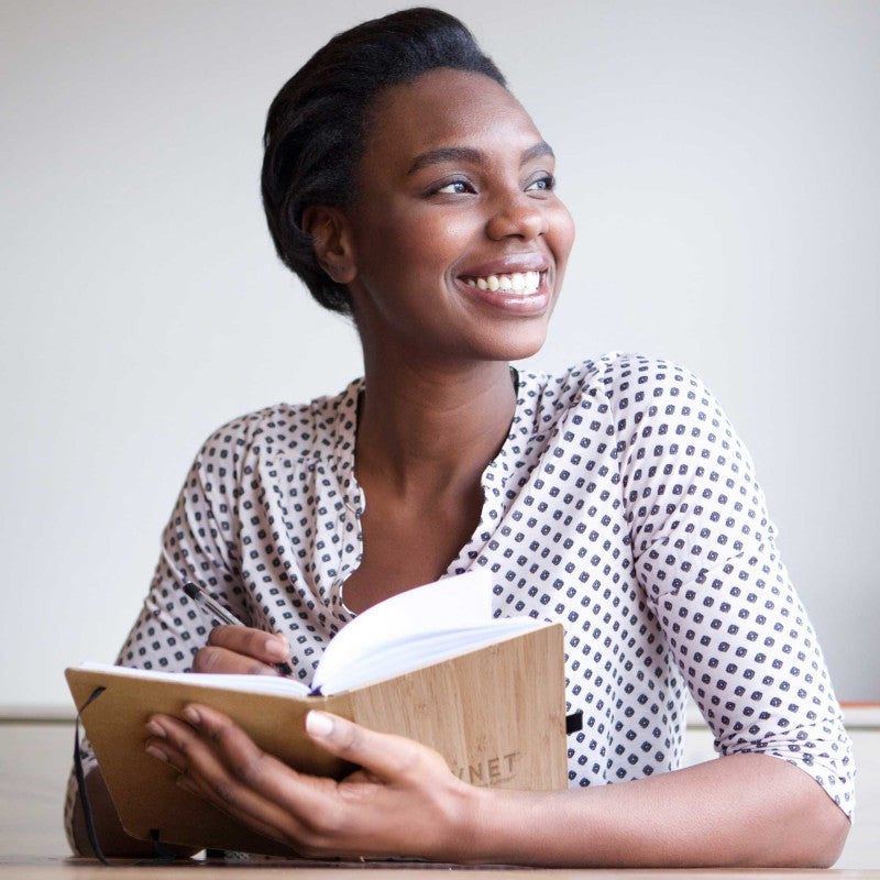 Bamboo Cover Cork Journal 7