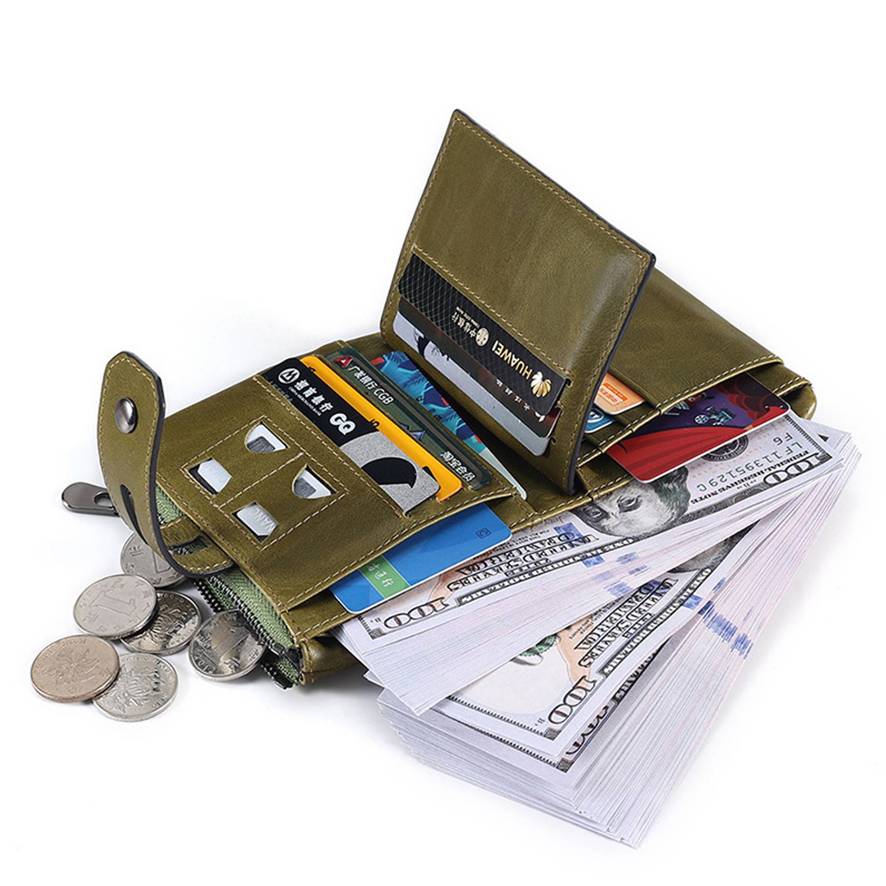 Genuine Leather RFID Card Holders for men 2