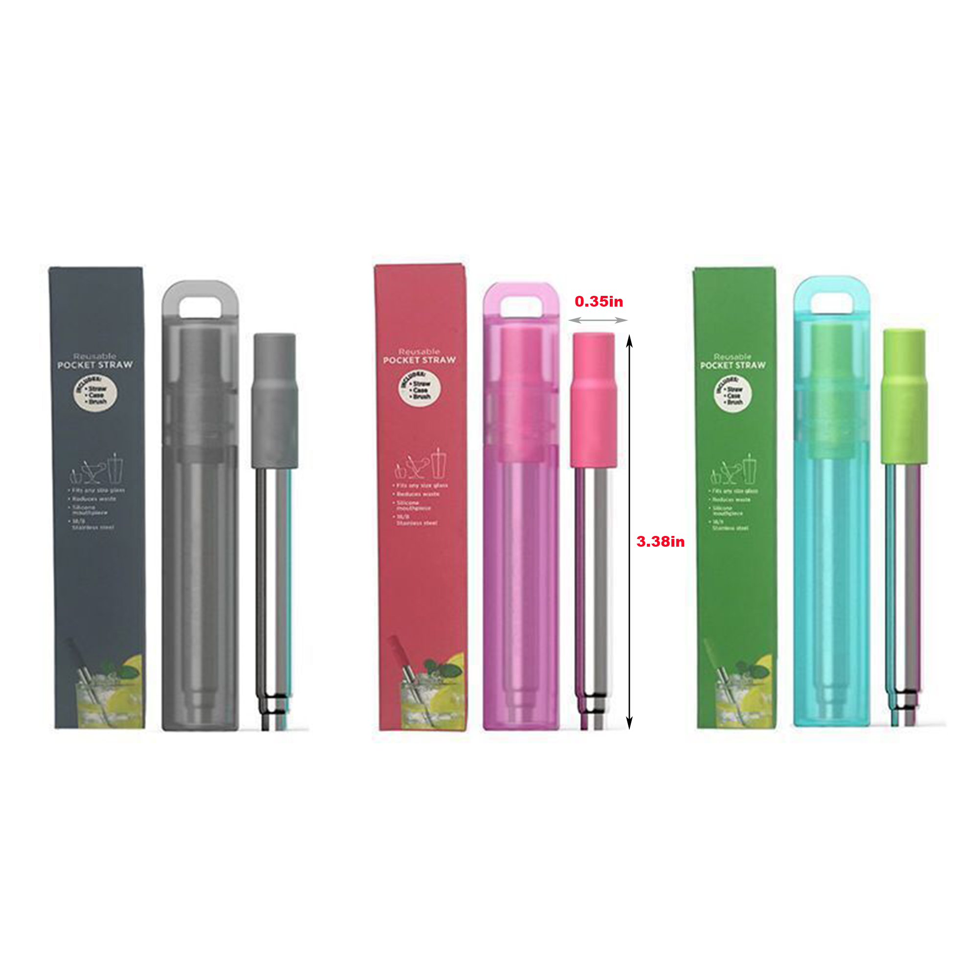 Stainless Steel Telescopic Straw 2