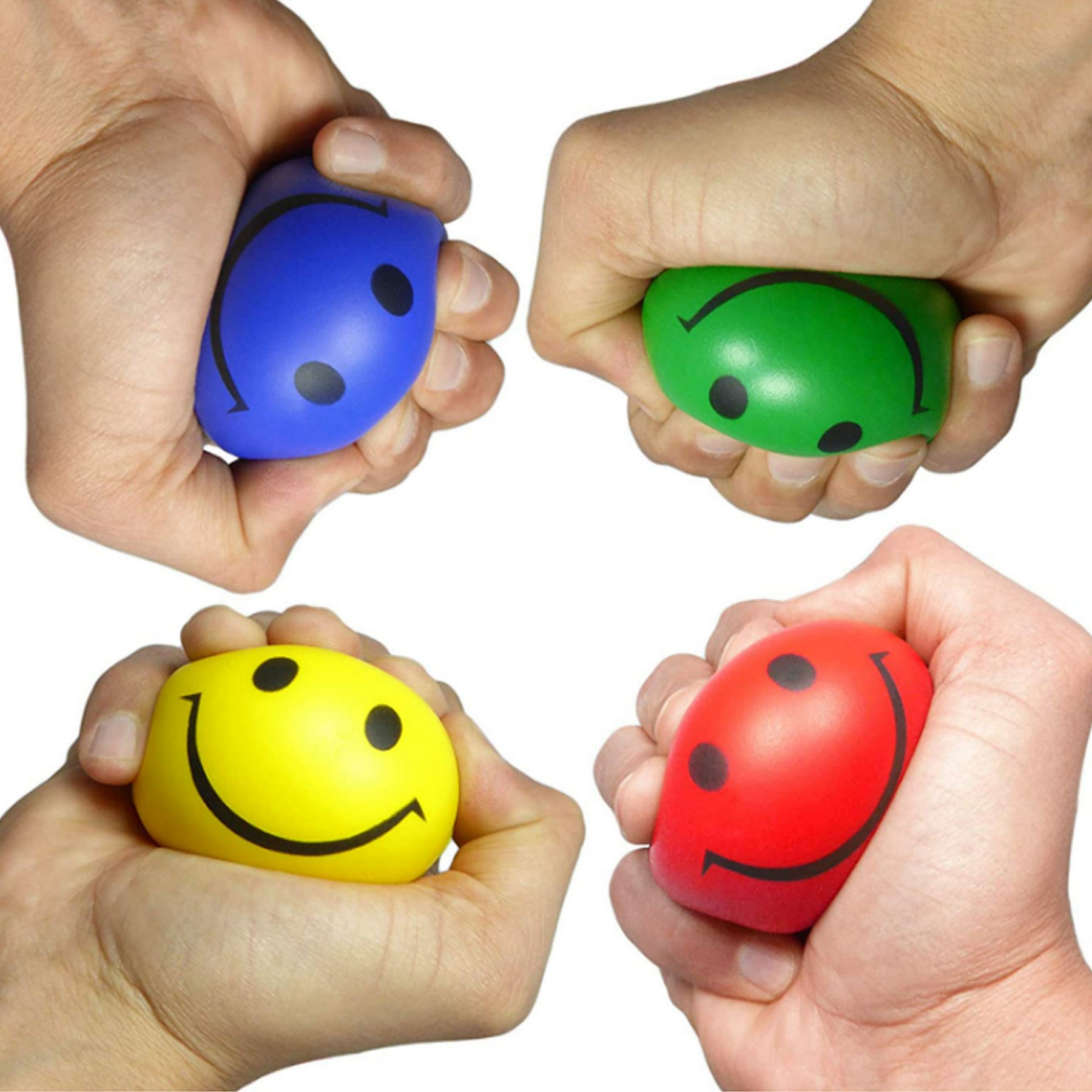 2.5" Pu Smile Stress Ball 4
