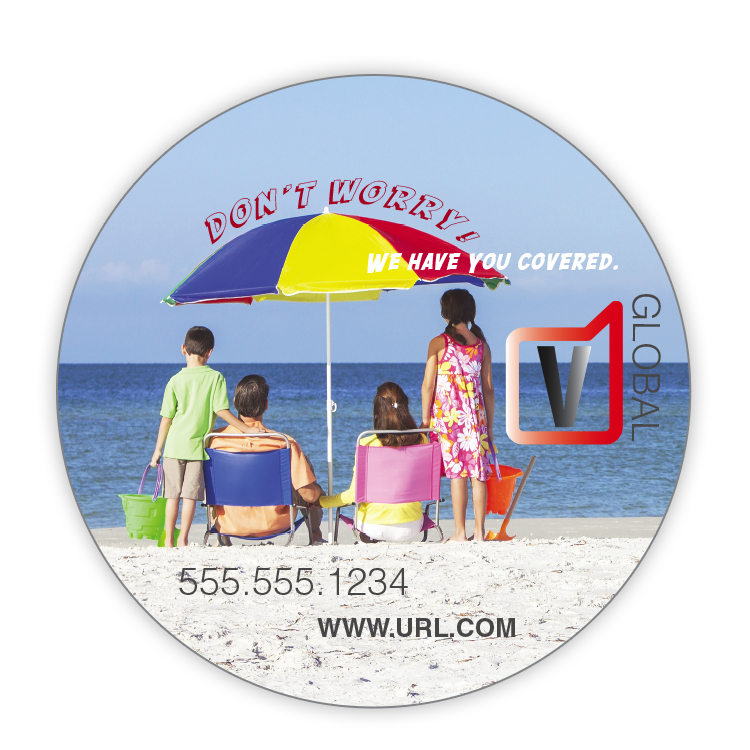 Magnet - 5.75 Inch Diameter Circle - 25 mil. 3