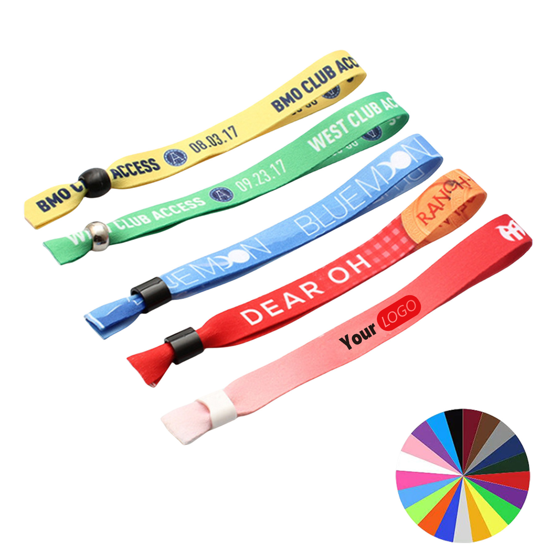 Custom Cloth Wristbands 2