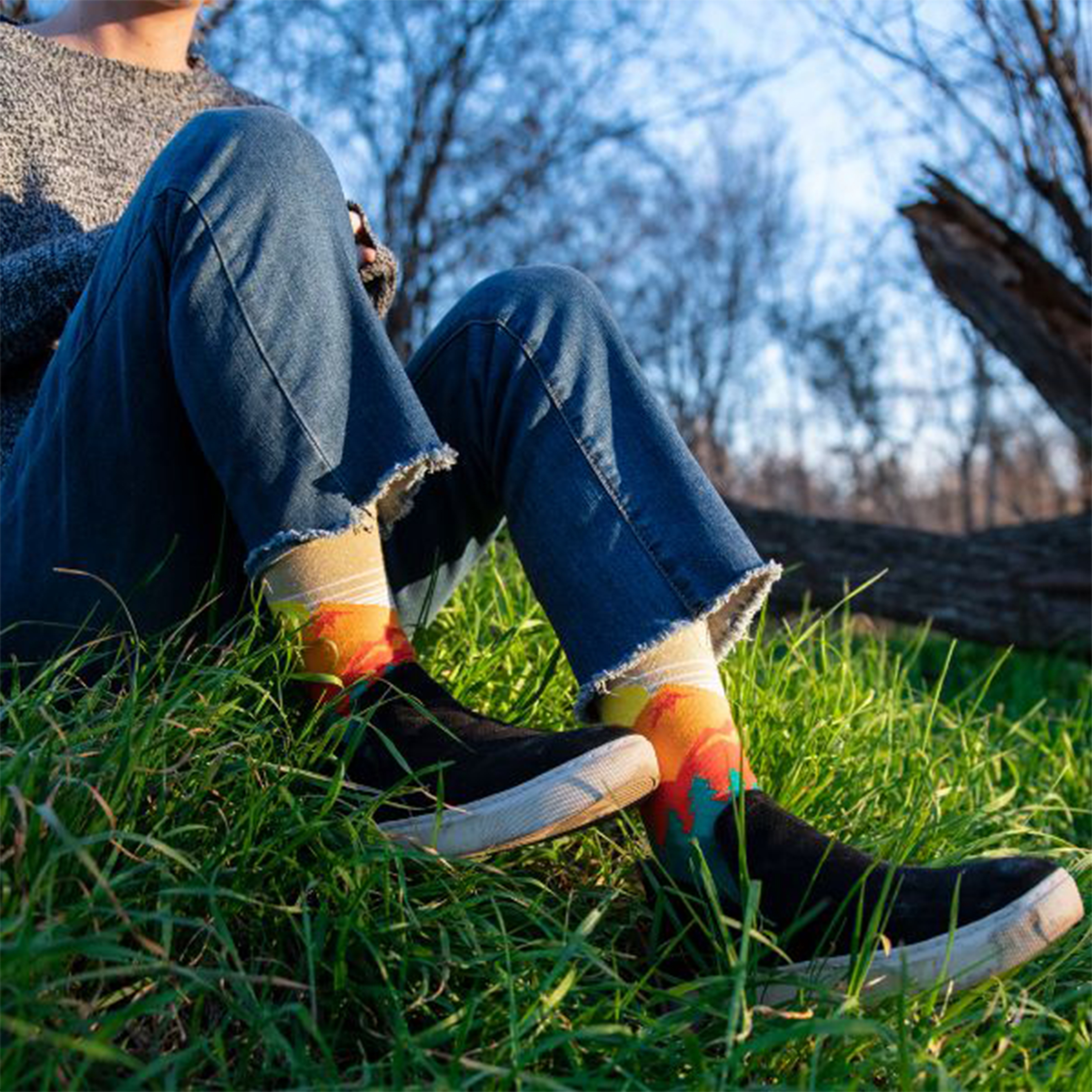 Nature Socks - Bring the Outdoors to Your Feet - American Made, custom athletic wear with logo imprint 2
