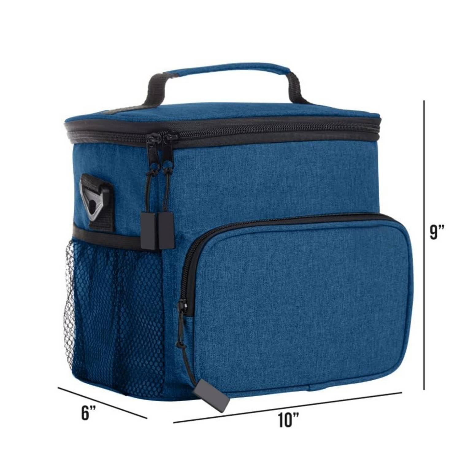 15L Oxford Insulated Cooler Bag w/ Handle for Outdoor Picnic 6