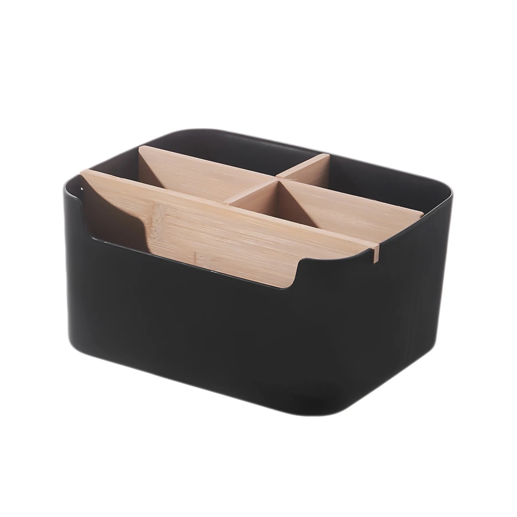 Plastic Square 5-Compartment Tabletop Storage Box 7