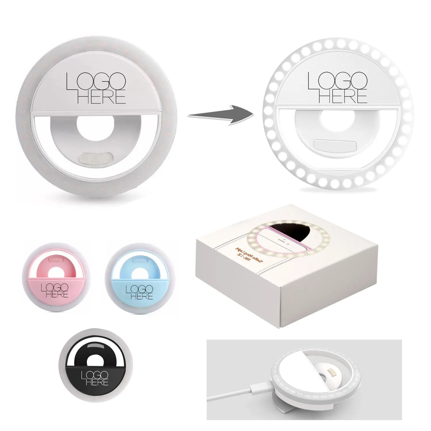 USB Selfie Ring Light  MOQ50pcs