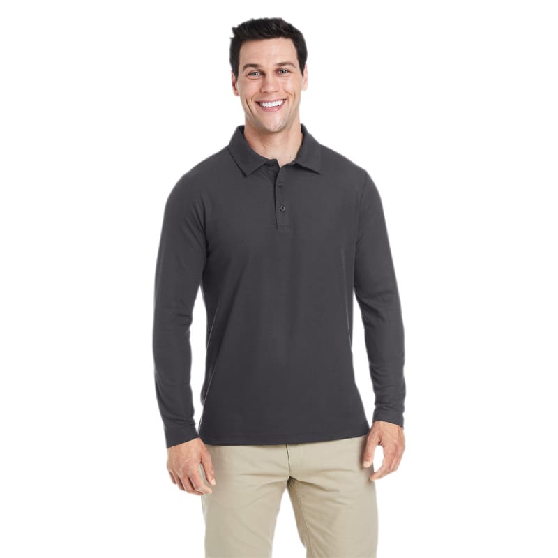 CORE365 Men's Fusion ChromaSoft™ Long-Sleeve Pique Polo 14