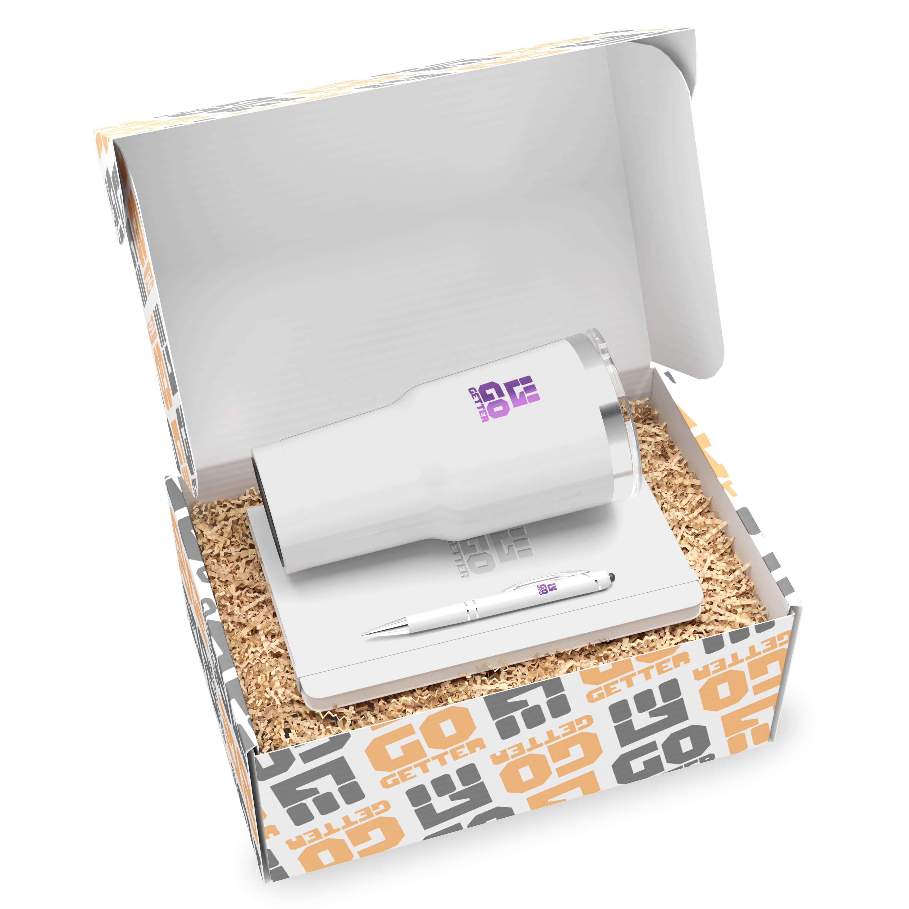 "show your colors" 3-piece kit in a droppr - custom dropship box 34