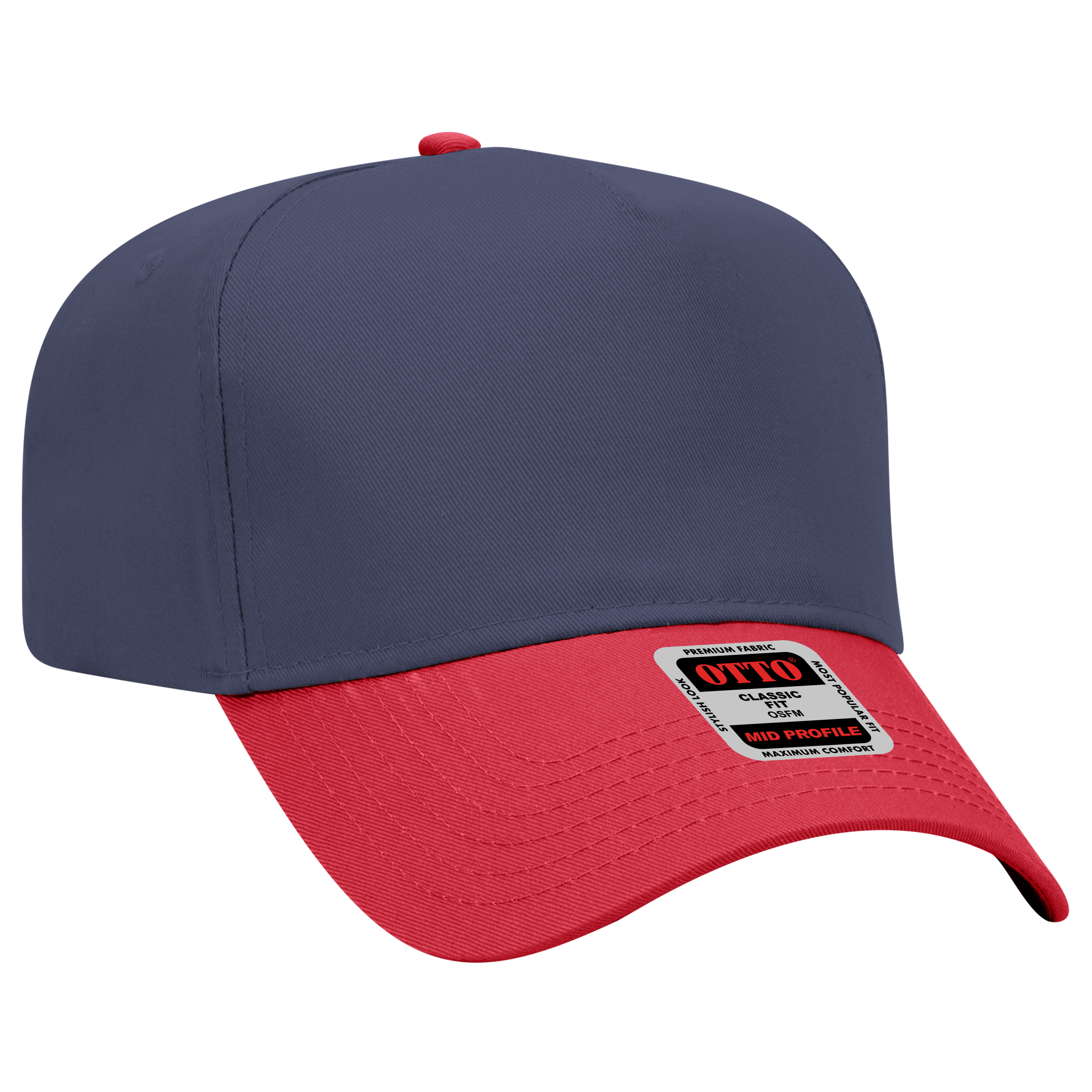 OTTO CAP® 5 Panel Mid Profile Baseball Cap 17