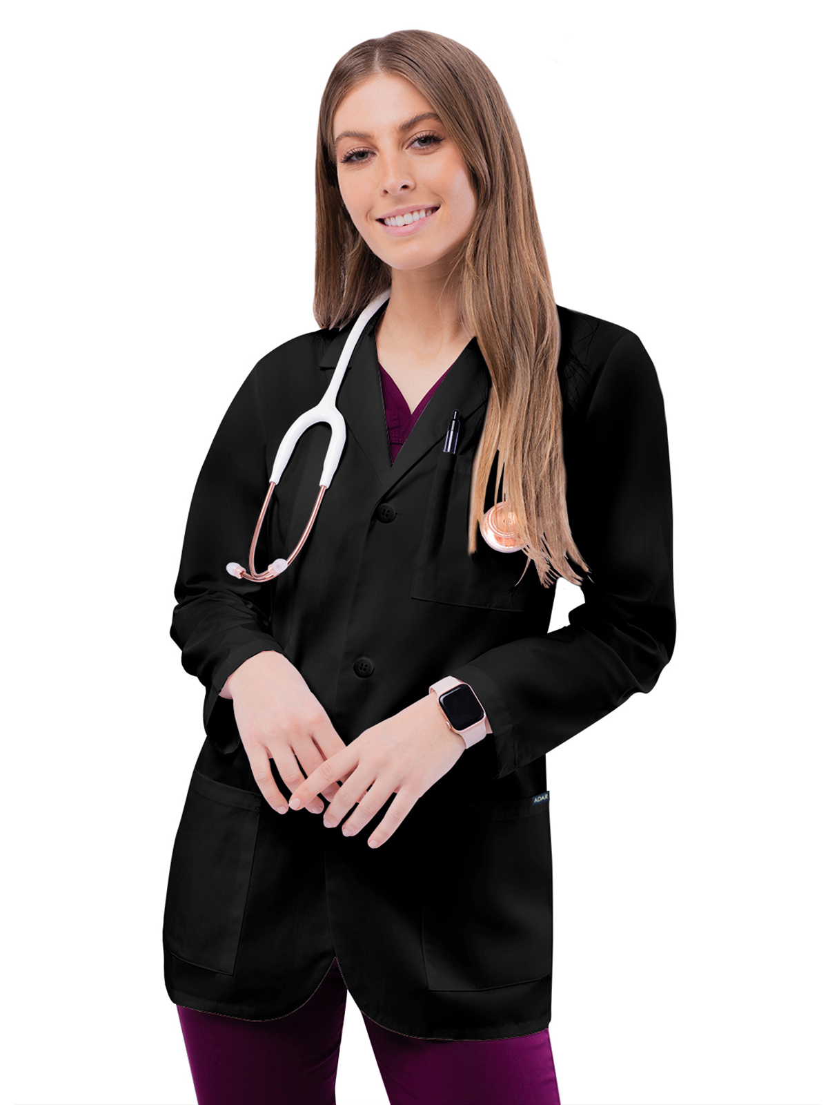 Adar - Universal - Unisex Three-Pocket 31" Consultation Lab Coat 11