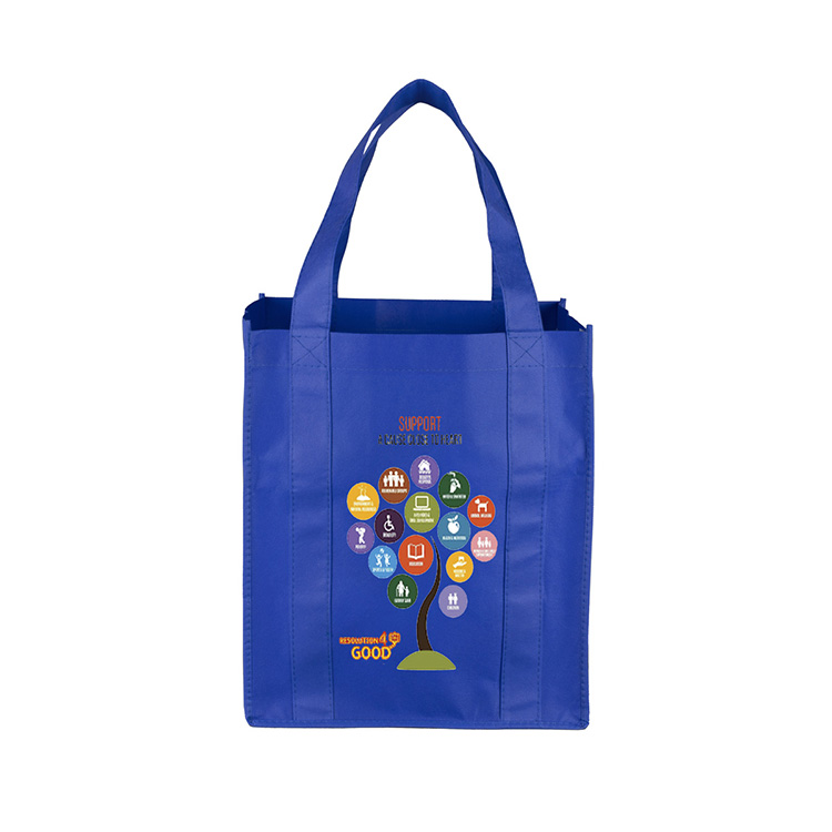 13"W x 15"H x 10"Gusset -"SUPER MEGA" Grocery Shopping Tote Bag 6