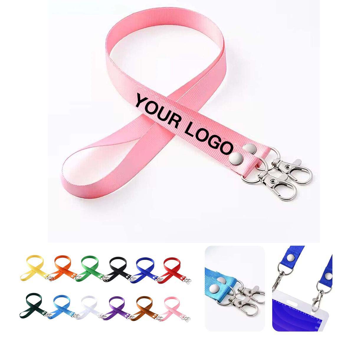 Comfortable Polyester Lanyard with Dual Use 2