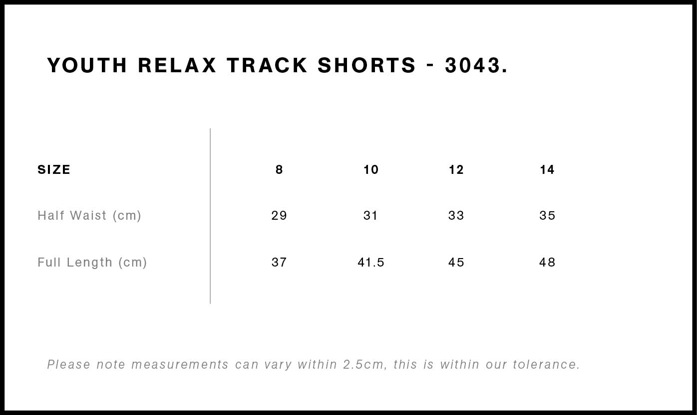 Youth Relax Track Shorts | 3043 3