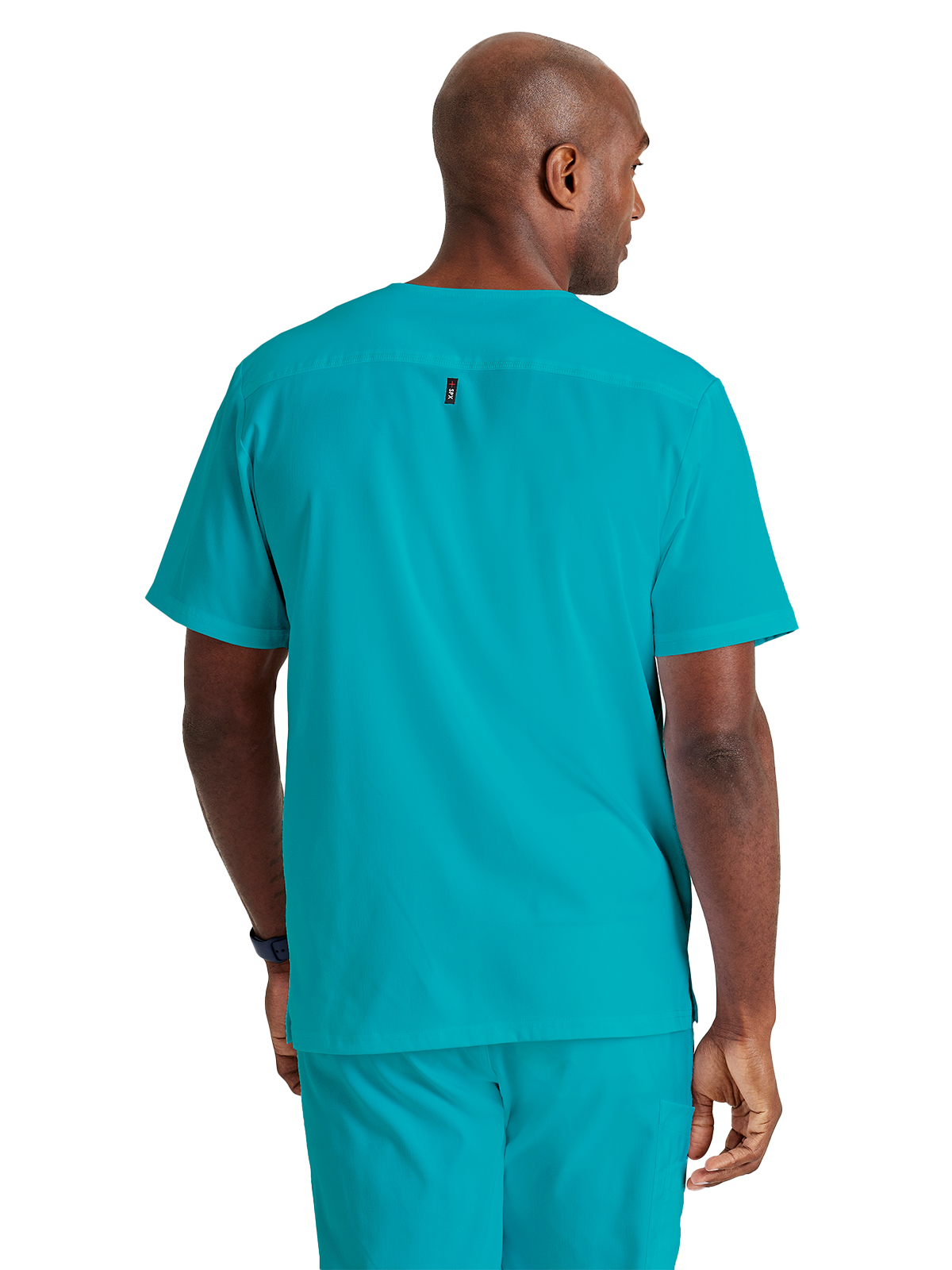 Grey's Anatomy Spandex Stretch - Men's Two-Pocket V-Neck Murphy Scrub Top 4