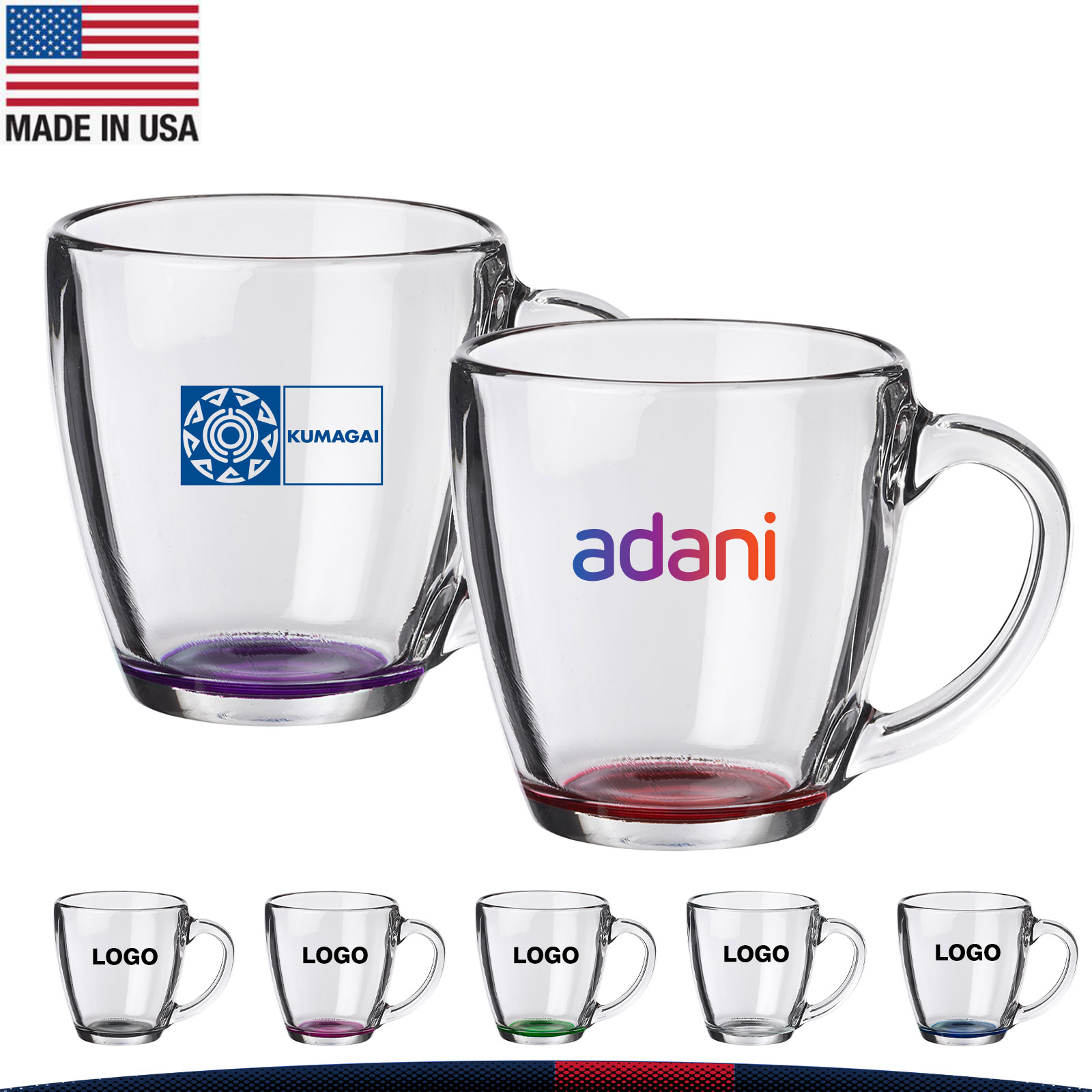 15.5 oz. Libbey Tapered Glass Mugs 9
