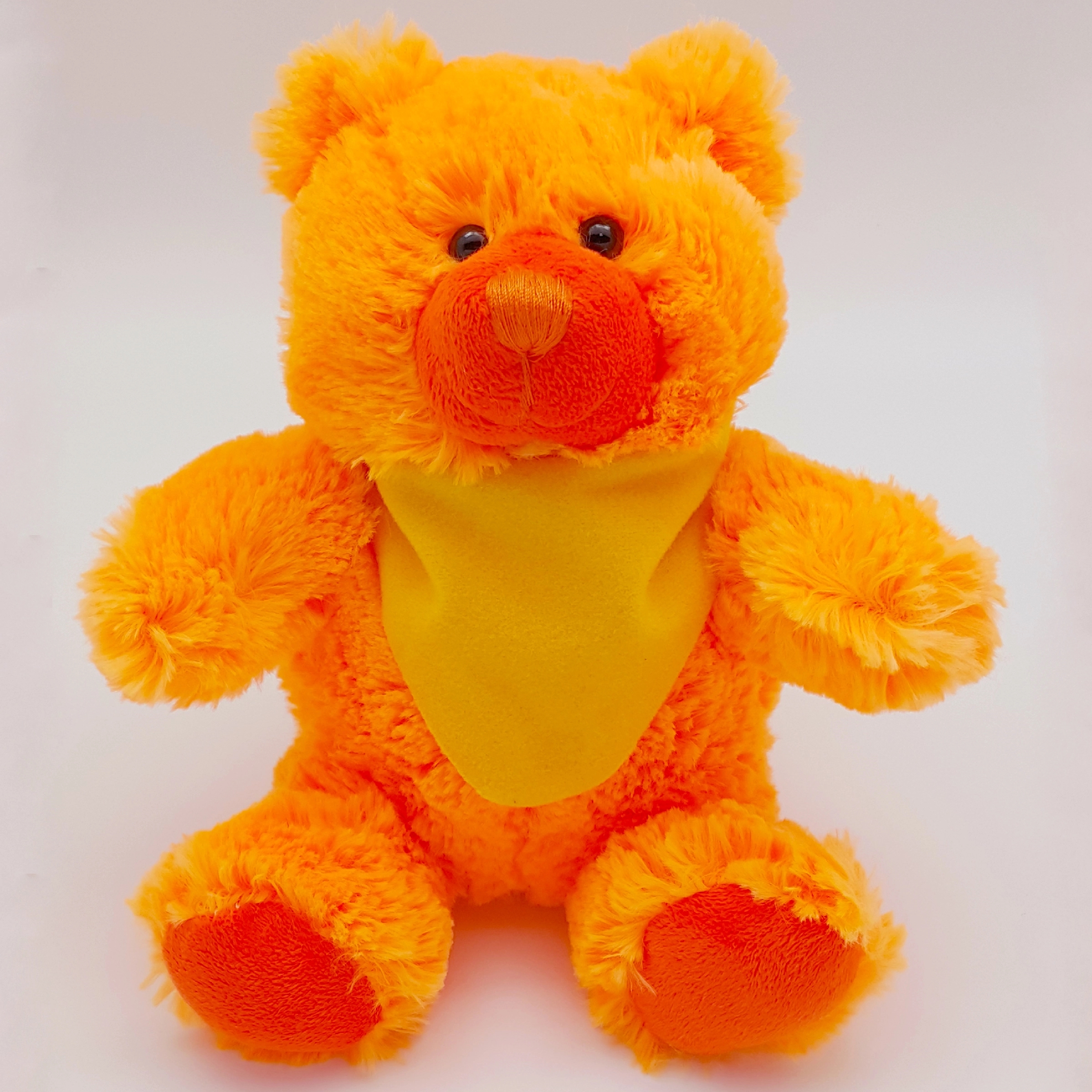 8" Bright Color Orange Bear 13