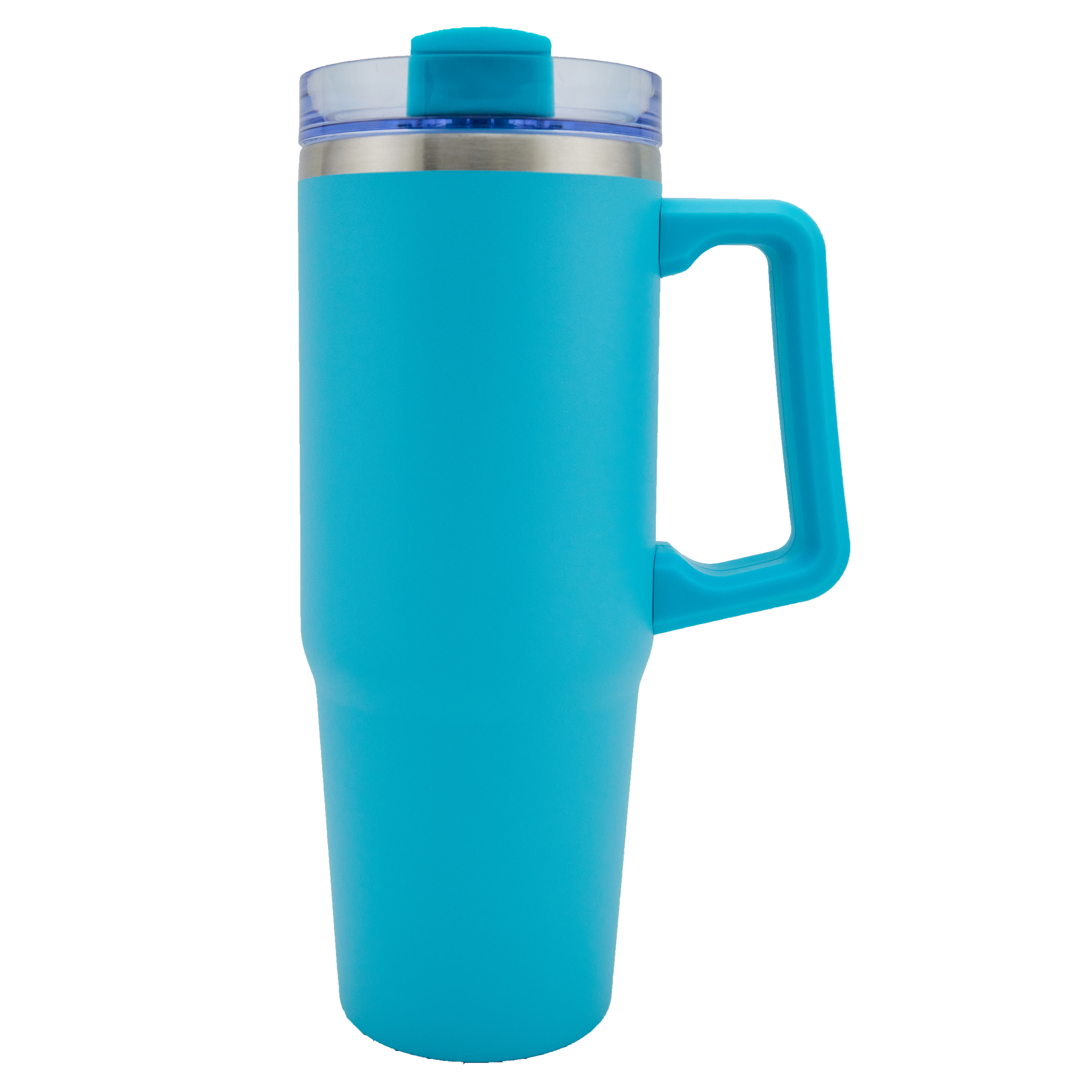 Newport 30 Oz. Double wall Stainless Steel Vacuum Insulated Tumbler w/Handle and Straw 23