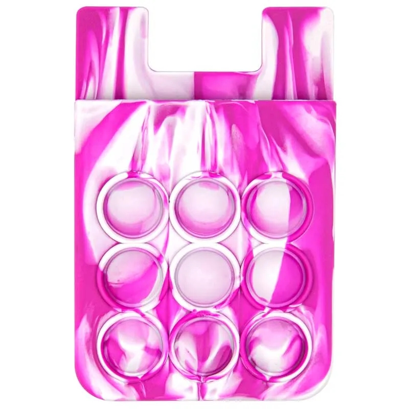 Popper Stress Reliever Silicone Phone Wallet 16