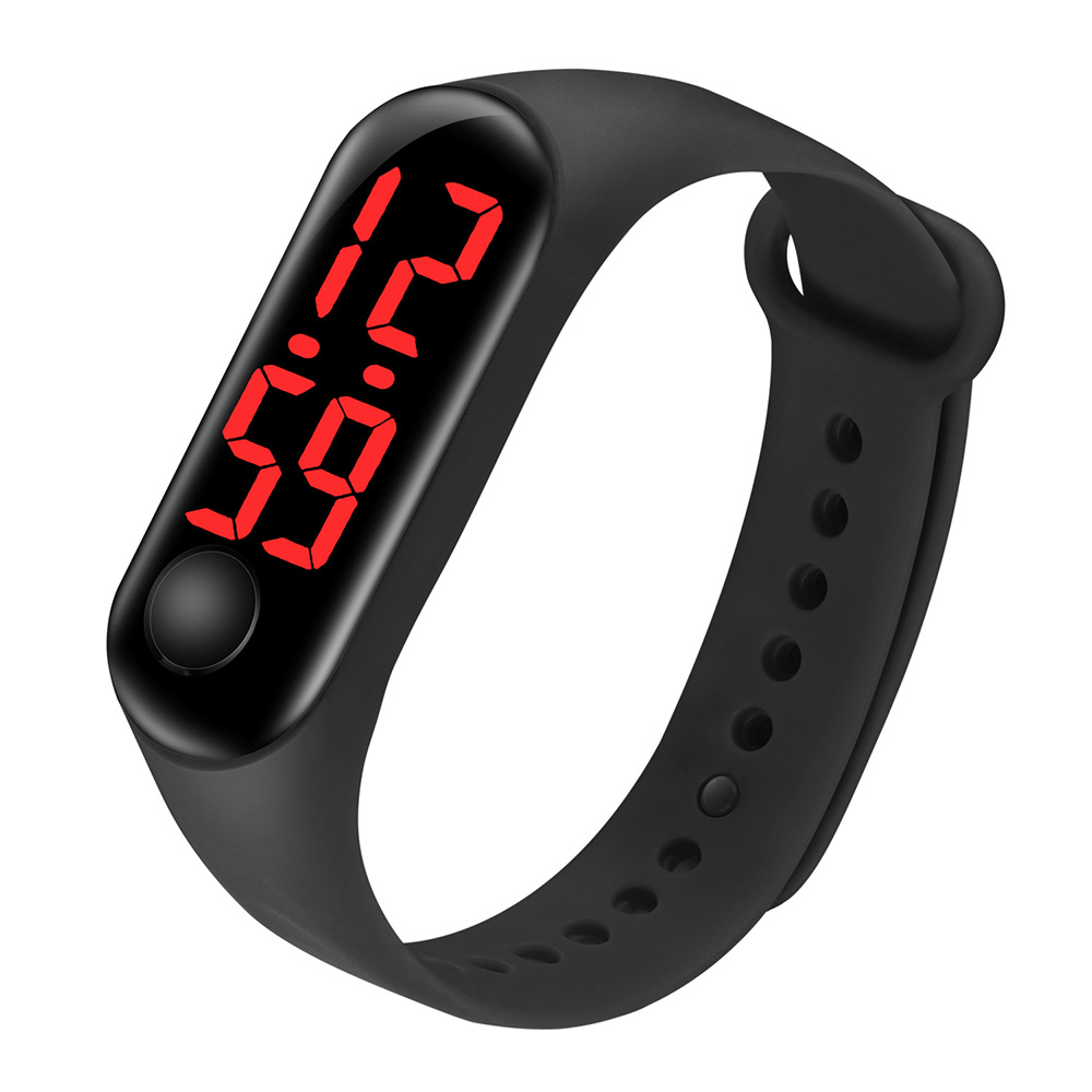 Kids LED silicone electronic watch 7