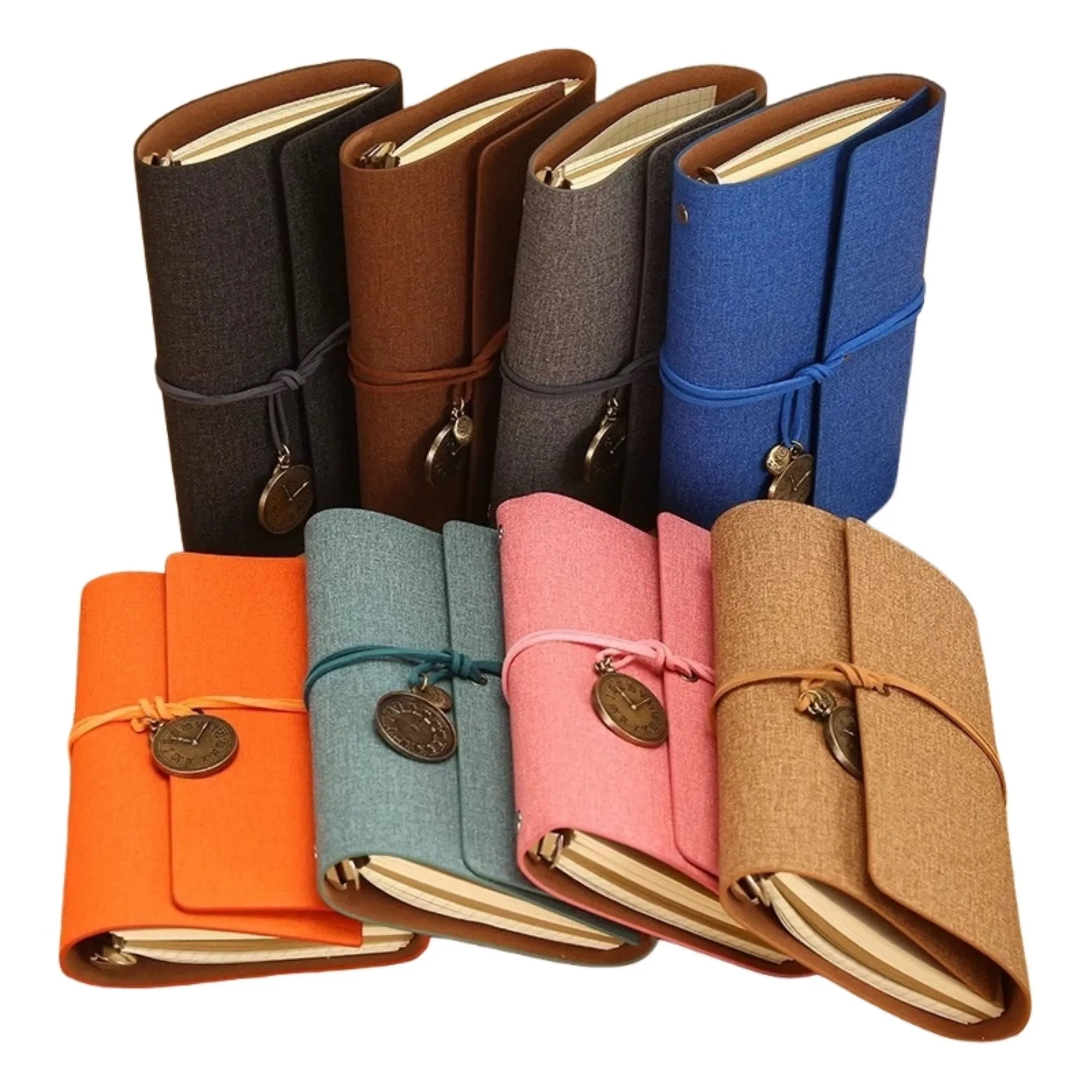 Artistic Linen-Cotton A6 Notebook Vintage Kraft 3