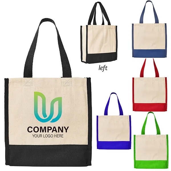 Mini Cotton Box Tote Bag -9.9x10x3.6, custom tote bag with logo imprint 2