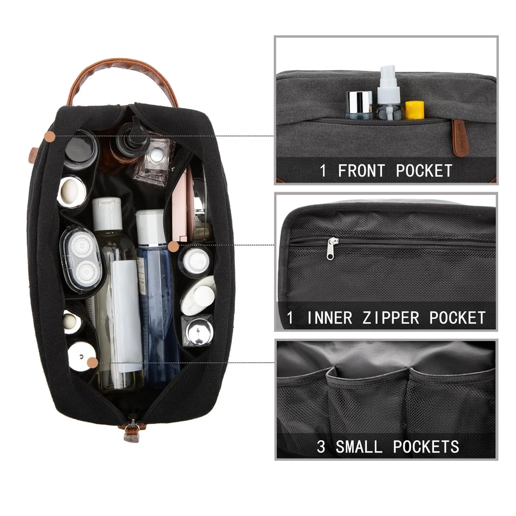 Oxford Waterproof Men Toiletries Bag 2
