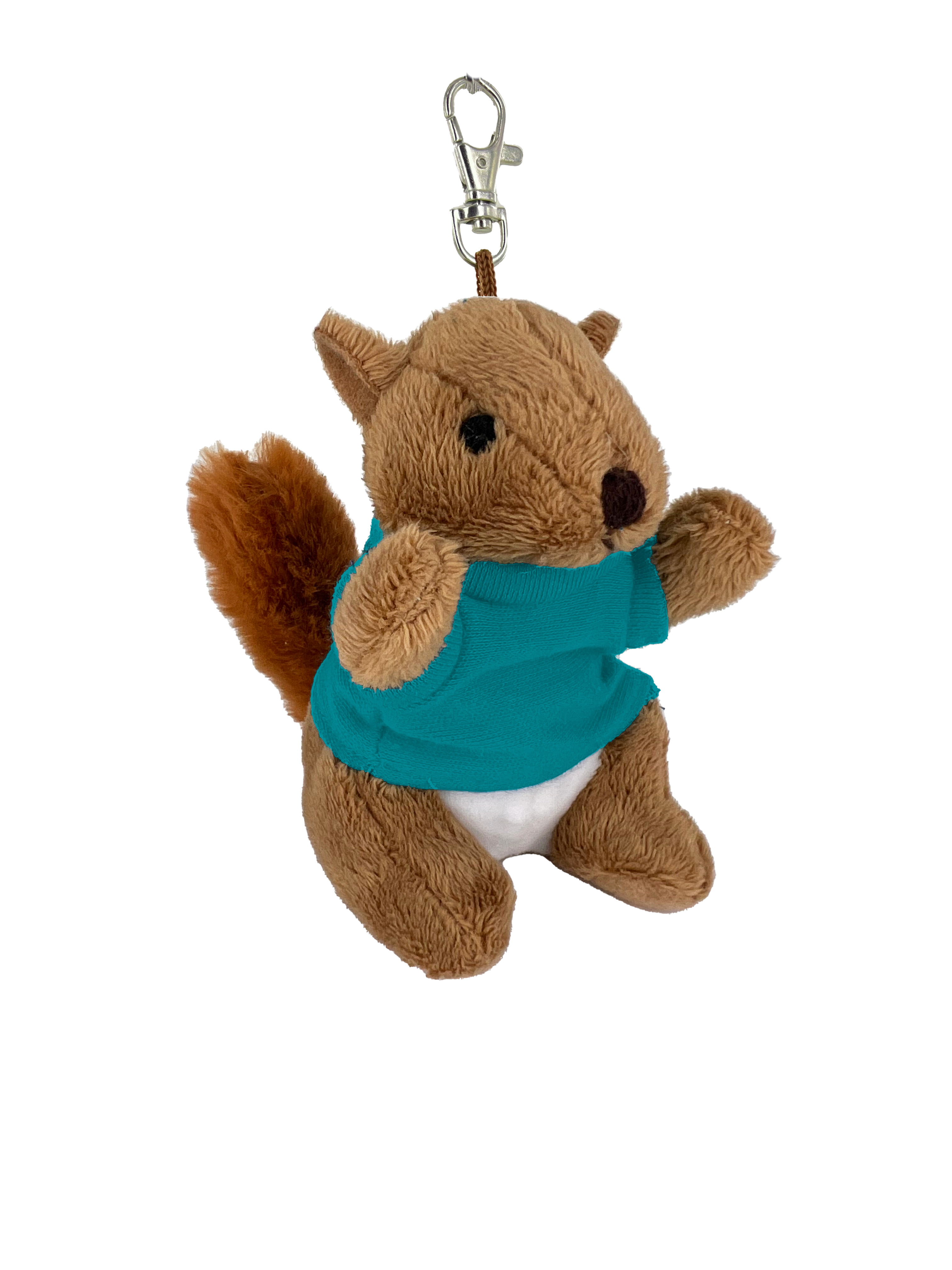 Soft Plush Squirrel 4" Keychain 4