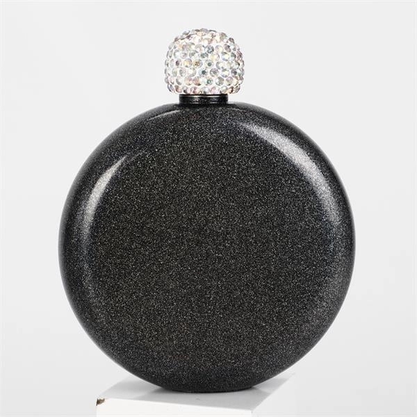Booze Shot Flask for Women-AB Crystal Lid 3