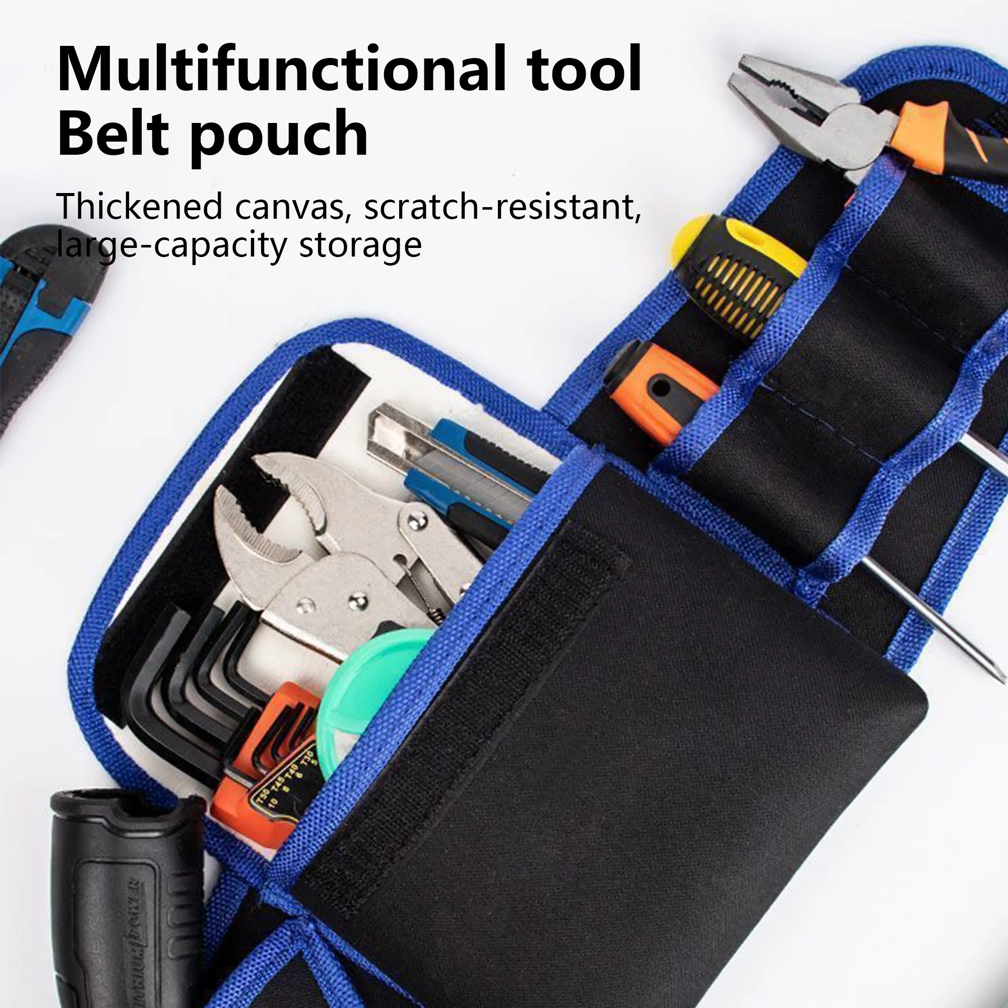 Heavy-Duty Canvas Tool Storage Waist Pack Free Shipping 7