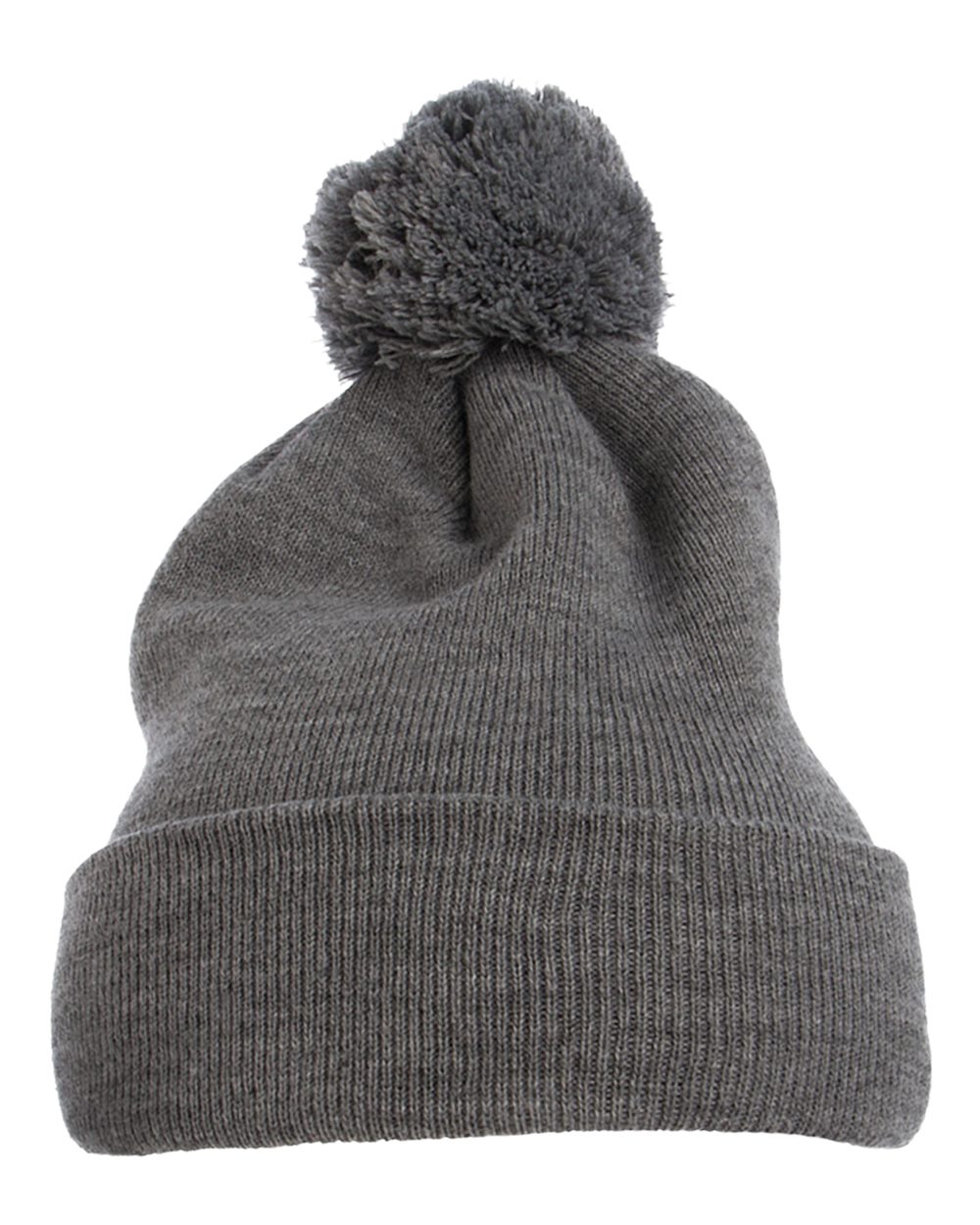 Pom-Pom Cuffed Knit Beanie - 1501P 8