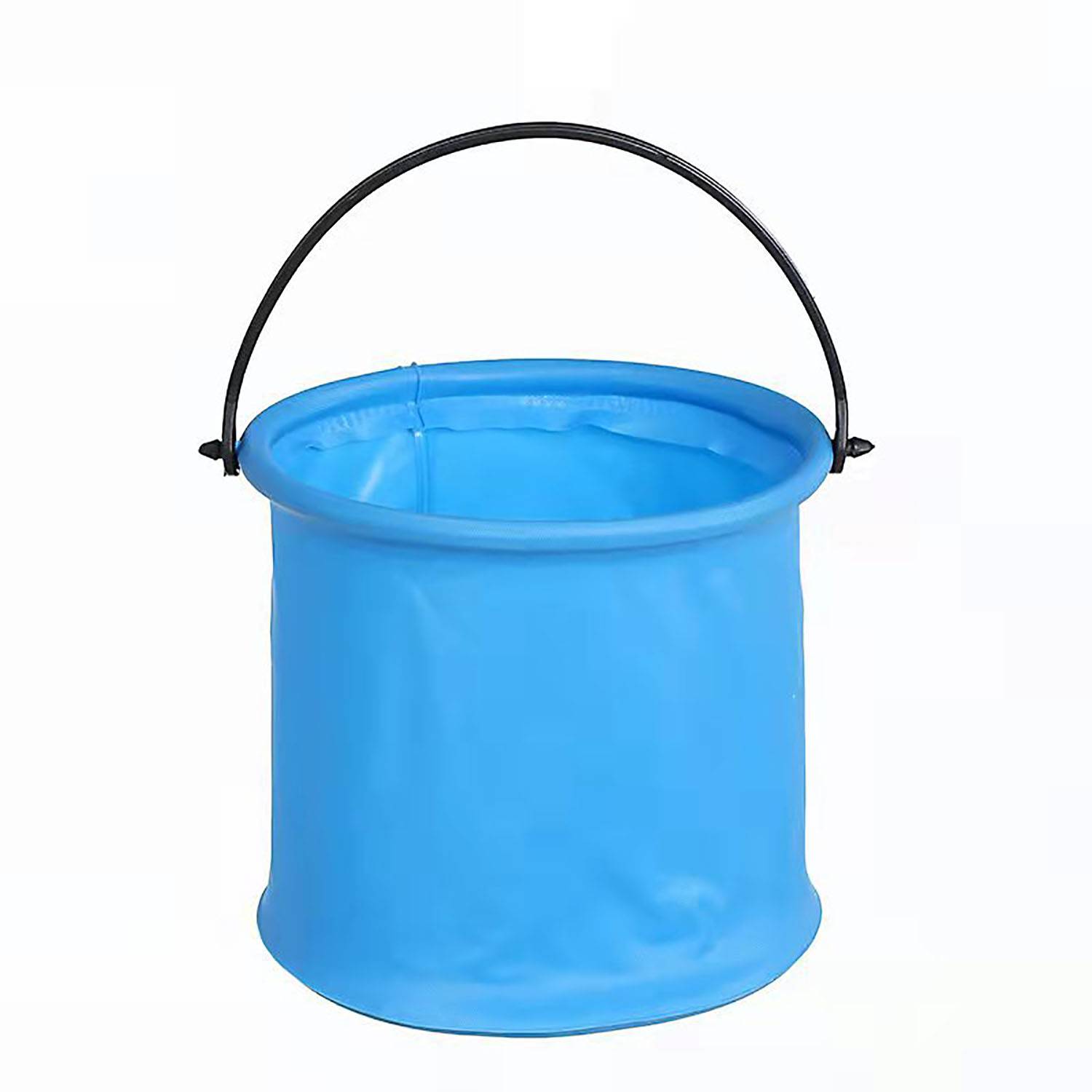Folding PVC Beach Sand Bucket for Kids 4
