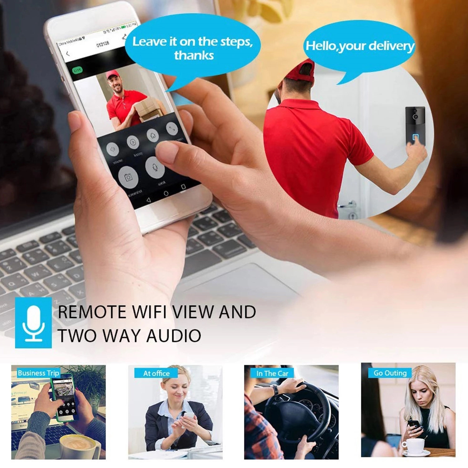 Smart Wifi Video Doorbell 4
