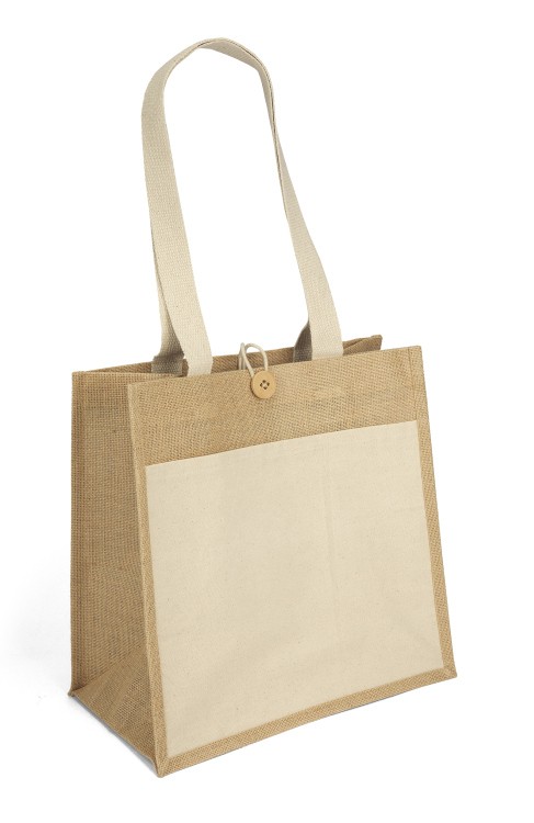 Izzy™- Jute Tote - Screen Print 3