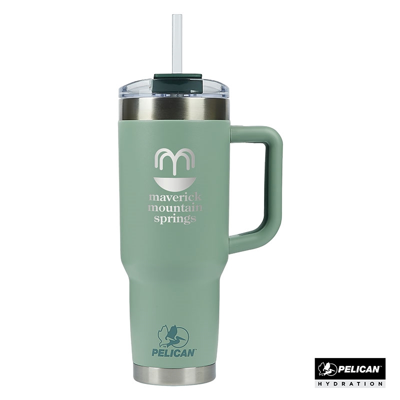 Pelican Porter™ 40 oz. Recycled Double Wall Stainless Steel Travel Tumbler 200