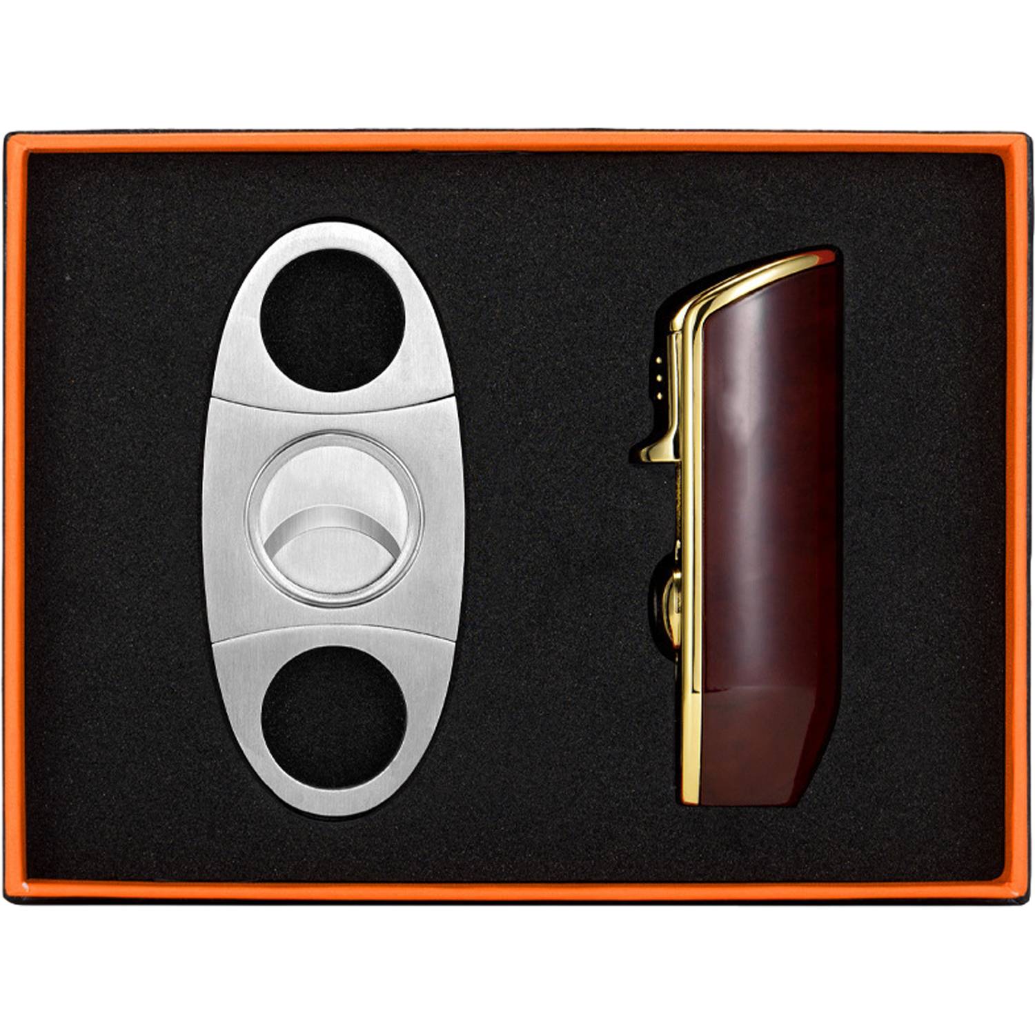 Stainless Steel Cigar Cutter Torch Lighter Set 13