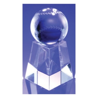 CRYSTAL BASEBALL TROPHY (LARGE) 1