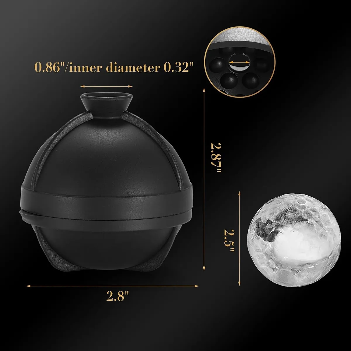 Golf Gifts Ball Ice Maker Mold 7