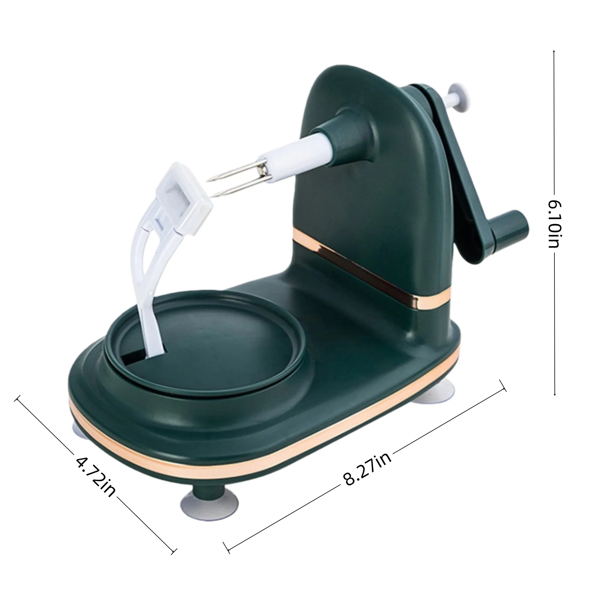 Hand-cranked Peeler Fruit Knife Spiralizer 4