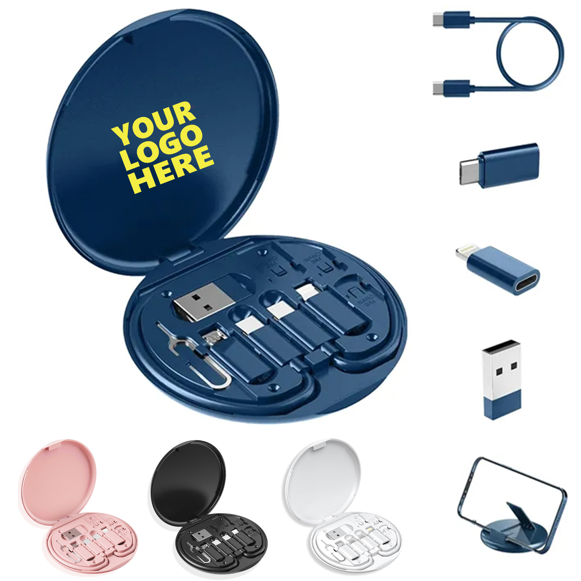 3-in-1 Multifunctional Fast-Charging Data Cable & Adapter Kit 3