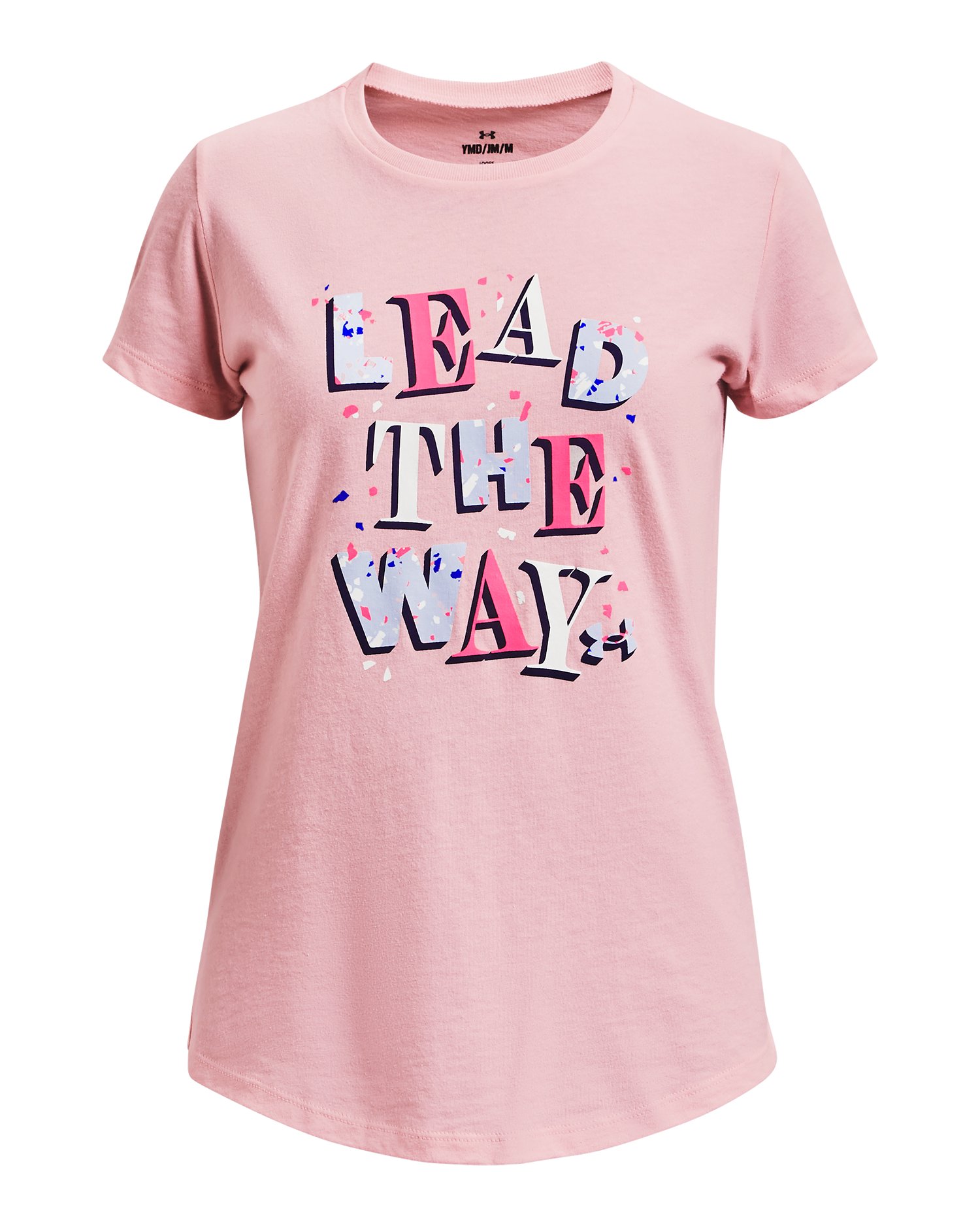 Girls' UA Lead The Way Confetti Short Sleeve  1