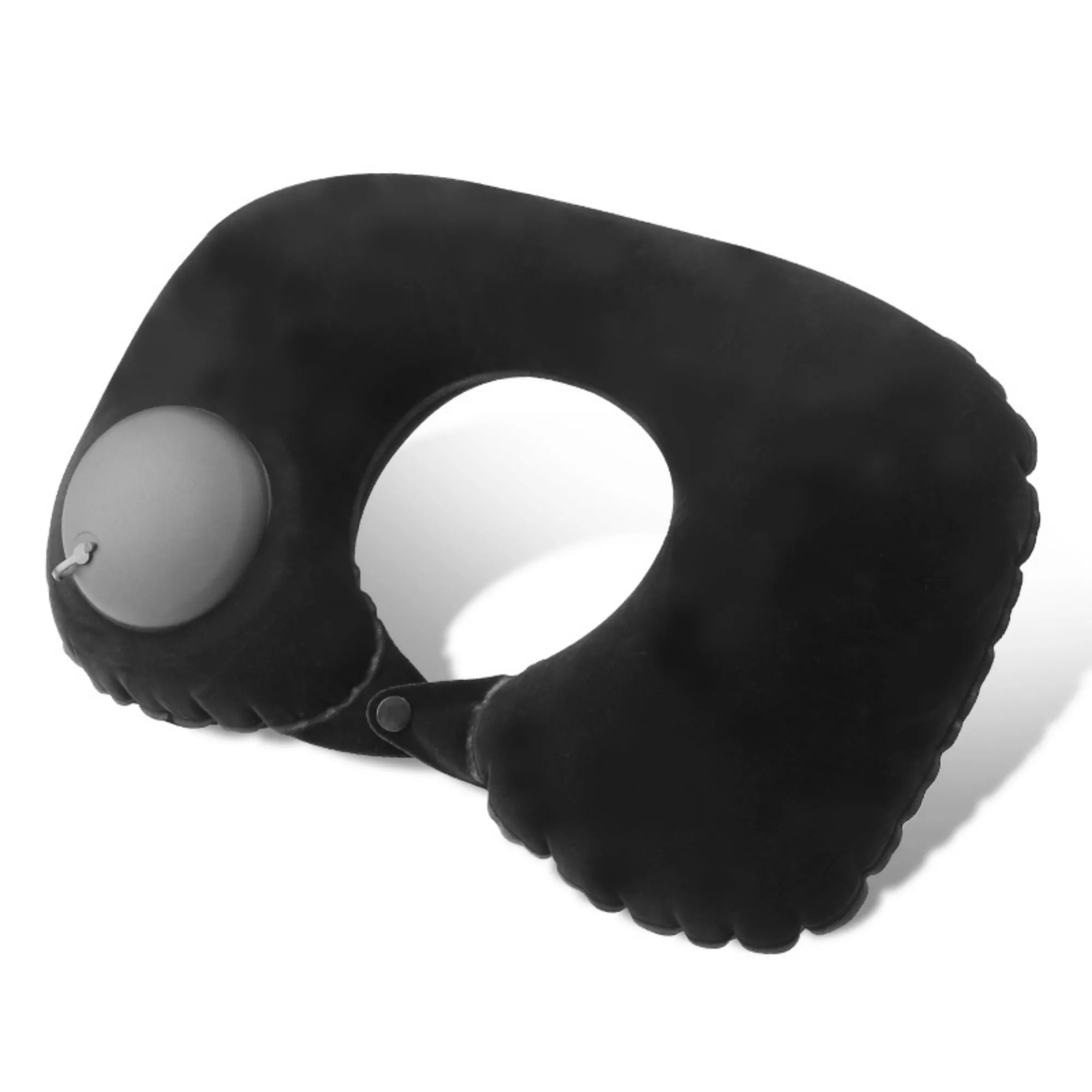 Custom Air Pump U-Shape Inflatable Neck Pillow Travel 5