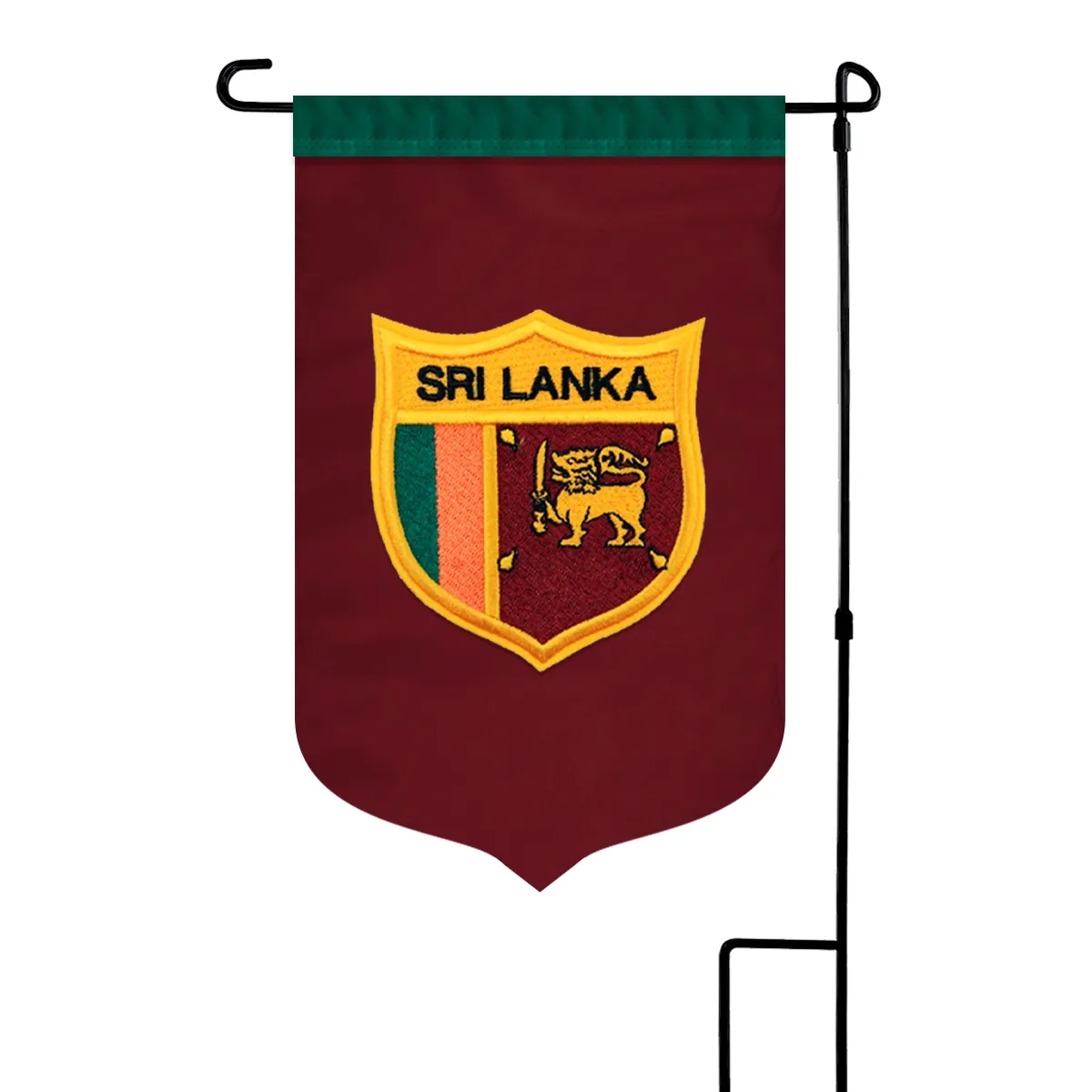 Custom Applique & Embroidered Garden Flag Canvas Poly 2