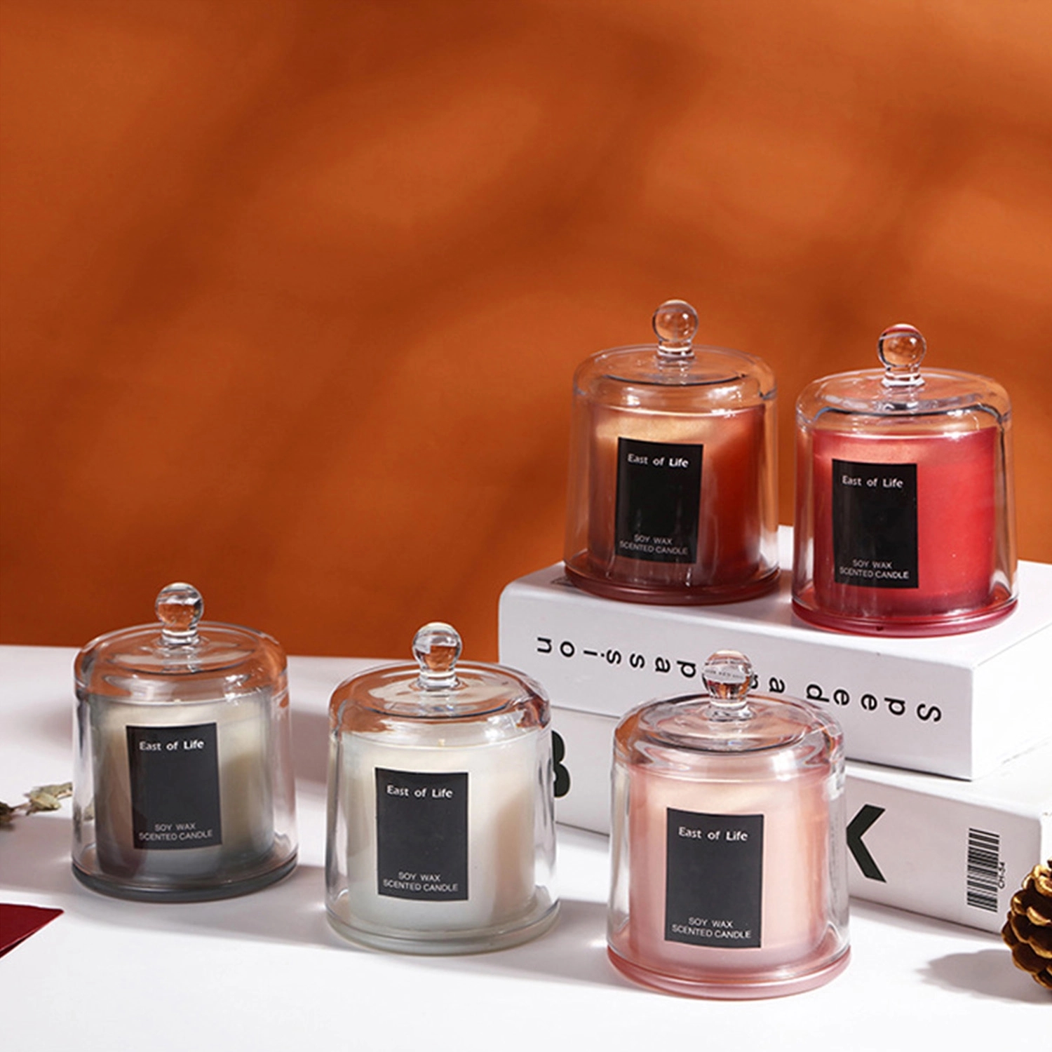 3.8 Oz. Scented Candle W/ Glass Cover 2