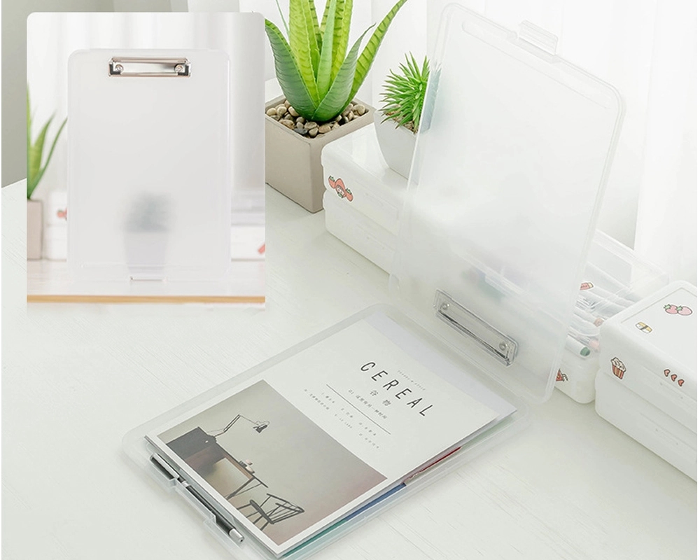 Offfice Nursing Waterproof Clipboard with Storage 3