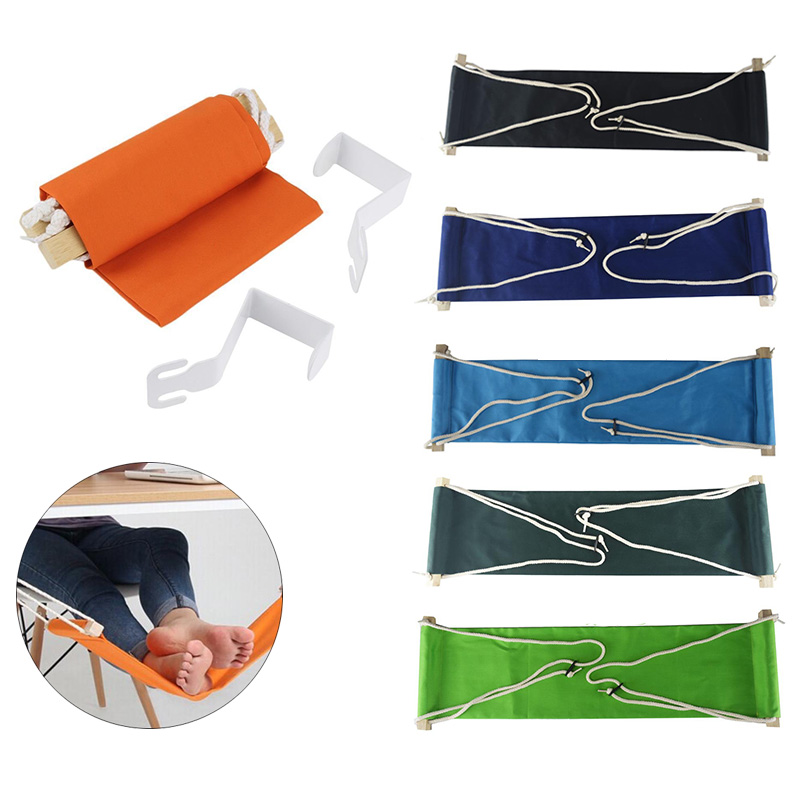 Adjustable Office Desk Foot Rest Hammock 1
