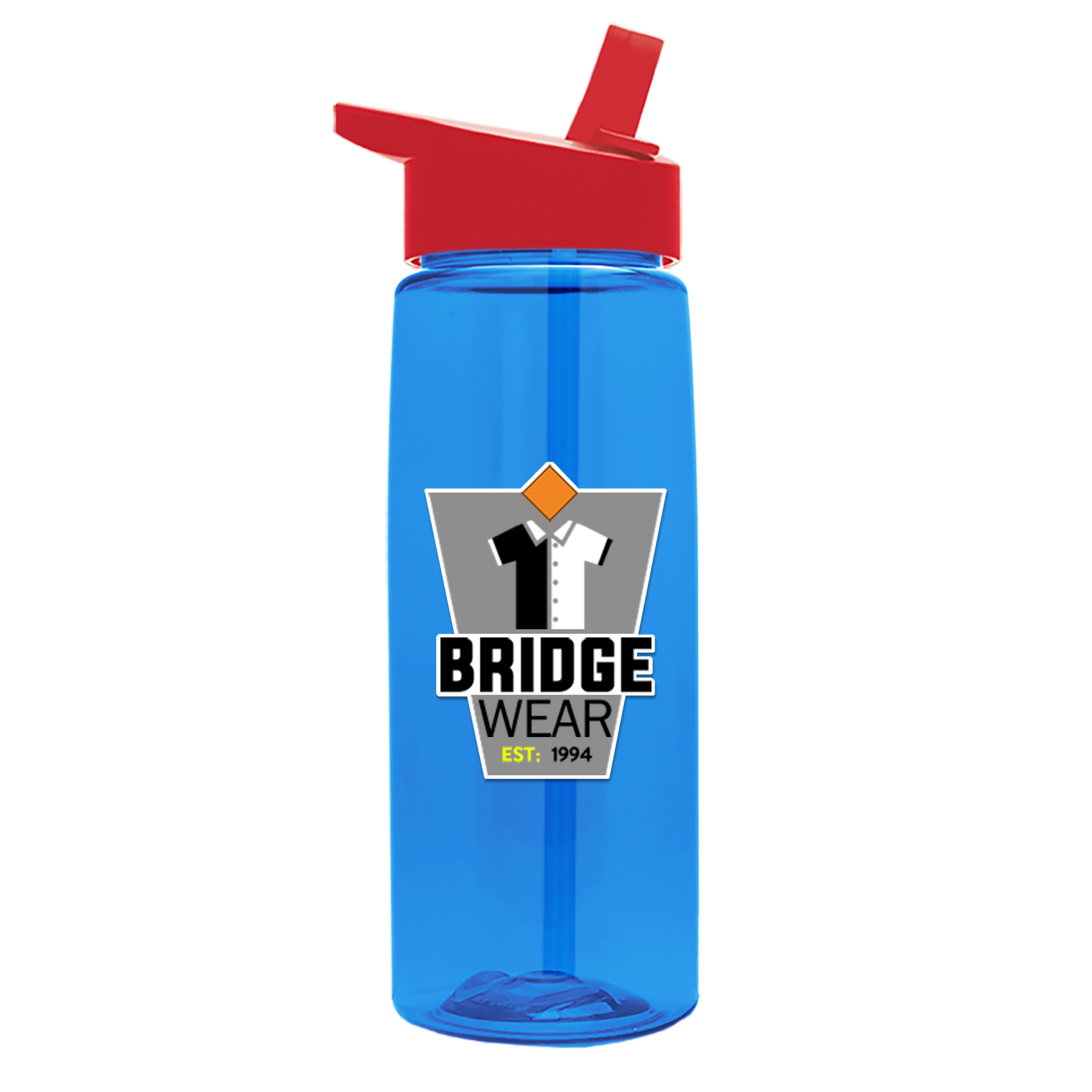Garyline® Flair Tritan® Bottle with Flip-Straw Lid - 26 oz. 7